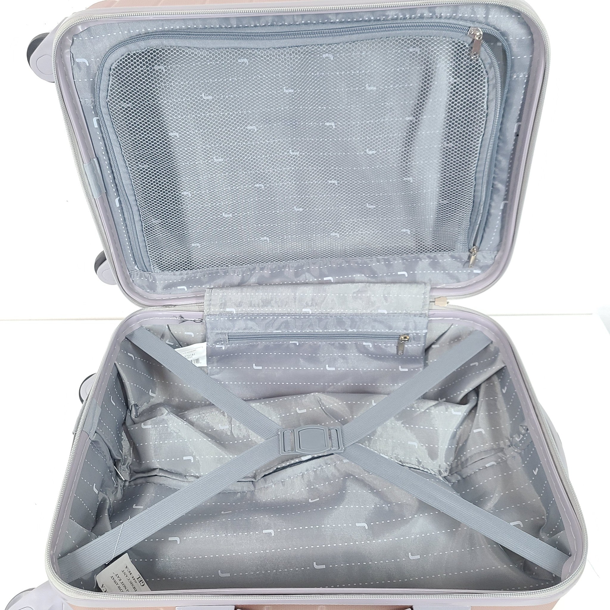 Jetstream 20" Spinner Cabin Luggage Carry On Hardshell Microdiamond Perl Pink