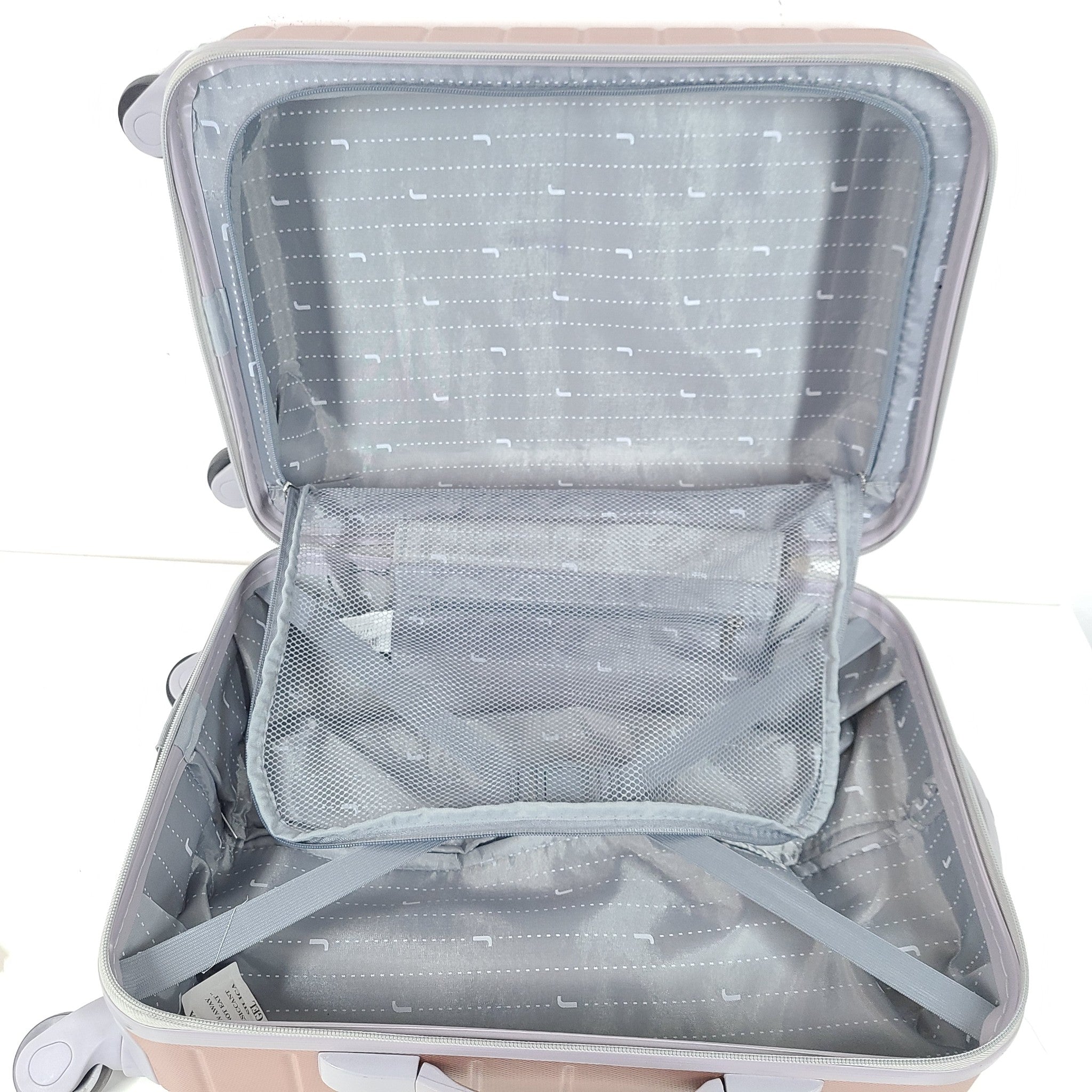 Jetstream 20" Spinner Cabin Luggage Carry On Hardshell Microdiamond Perl Pink