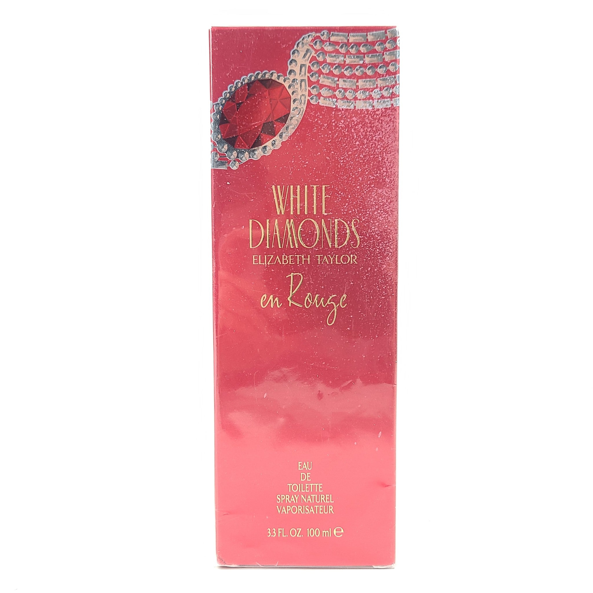 Elizabeth Taylor White Diamonds En Rouge Eau De Toilette 3.3 fl. oz. NIB sealed