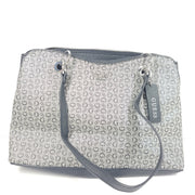 GUESS Women's Monogram Large Bag Shoulder Straps Shoulderbag SV846107 Gray NWOT