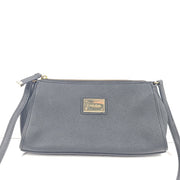 Calvin Klein Women's Crossbody Zipper Bag Adjustable Strap Vegan Leather Black