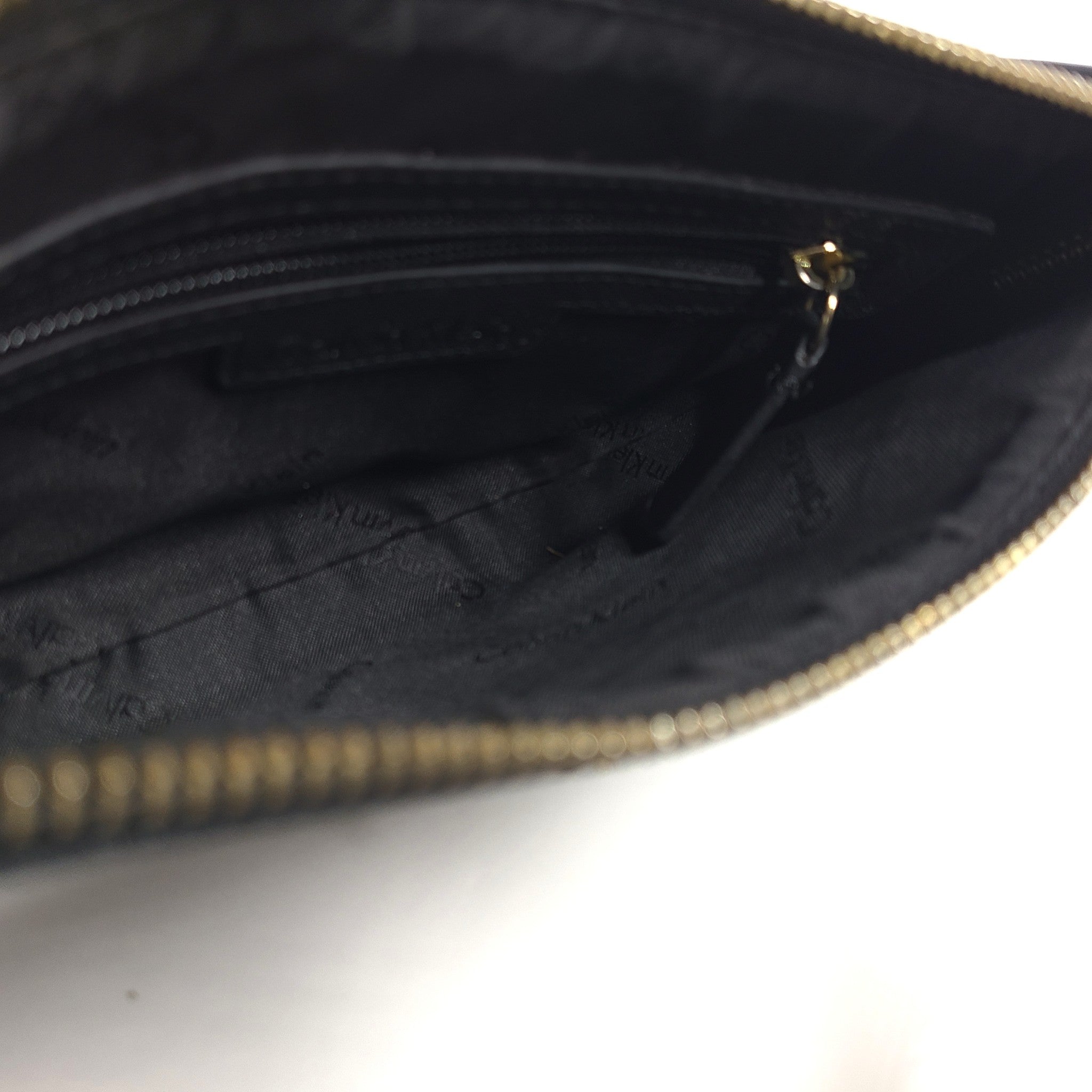 Calvin Klein Women's Crossbody Zipper Bag Adjustable Strap Vegan Leather Black