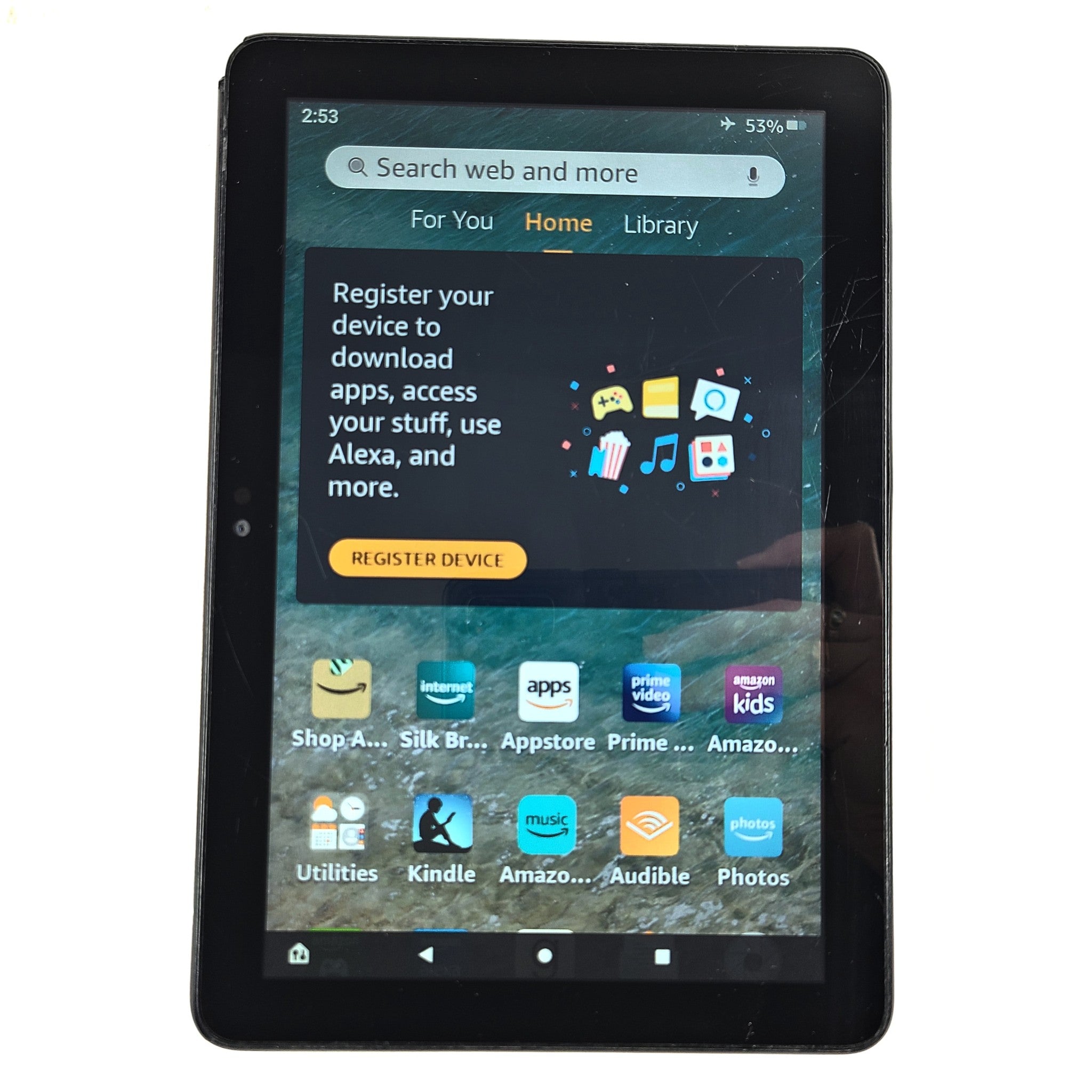 Amazon Kindle Fire HD 8 (10th Gen) 32GB Wi-Fi 8in Tablet - Black READ3