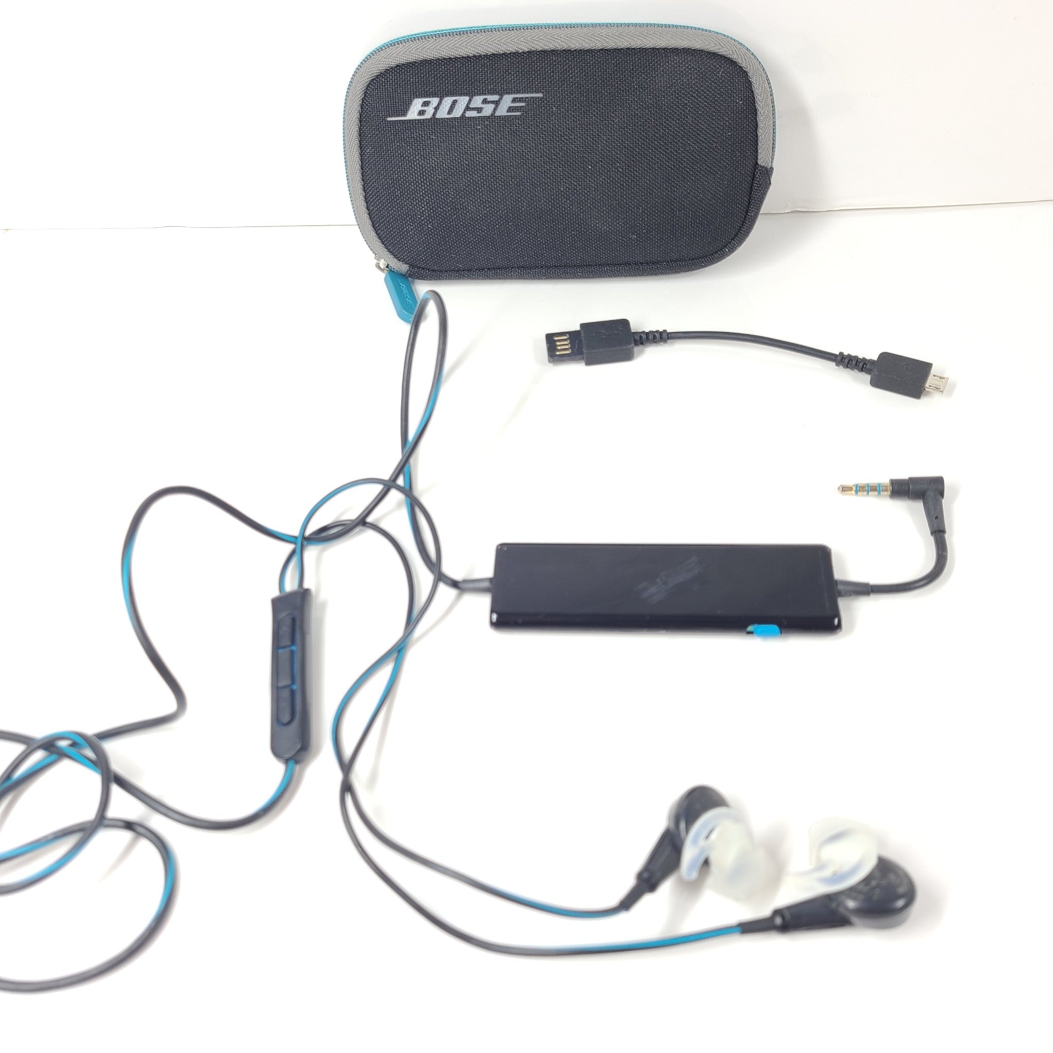Bose QC20i QuietComfort 20i Acoustic Noise Cancelling Headphones - Black RUBBERX