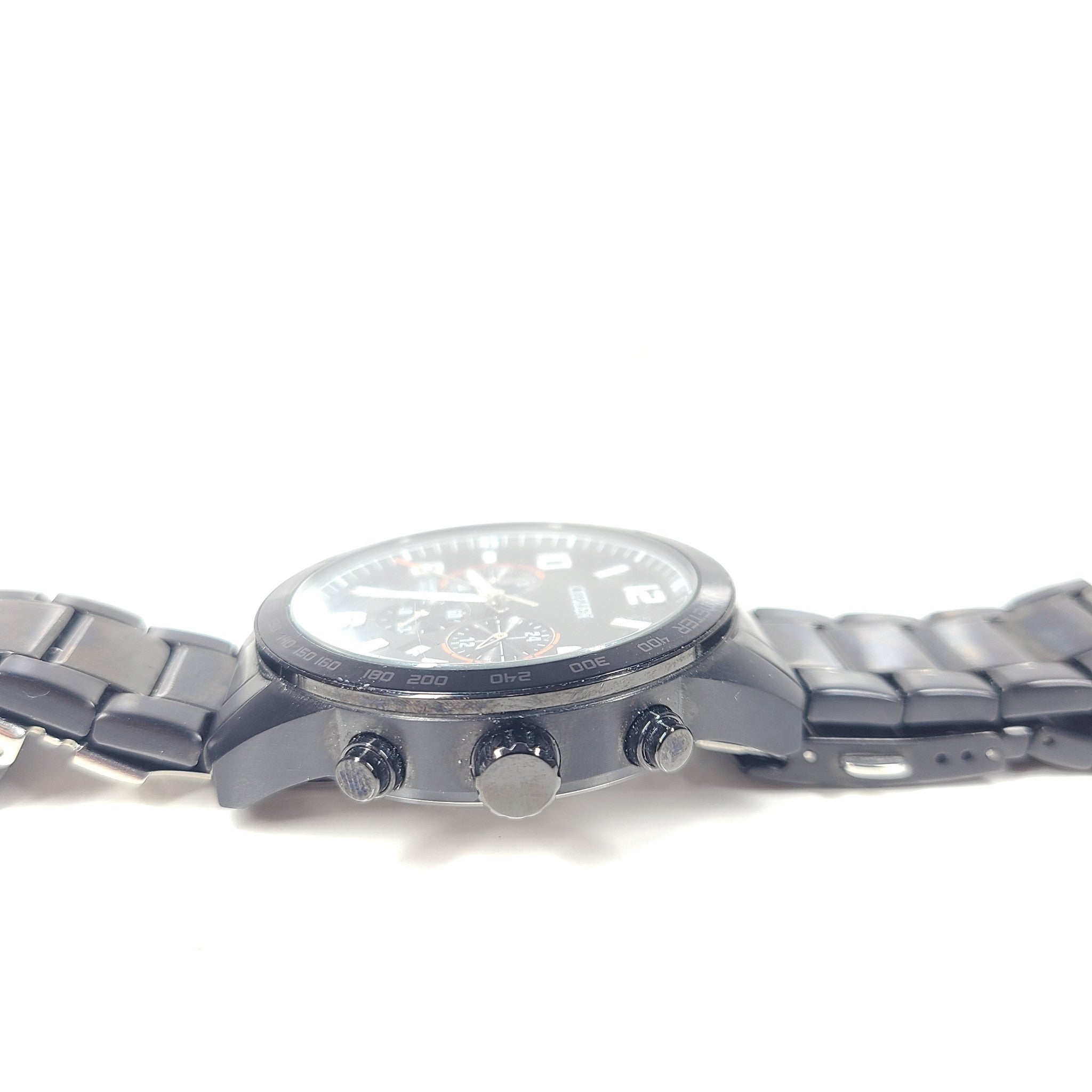 Citizen Men's AN8165-59E Quartz Chronograph Stainless Steel Black Dial Watch