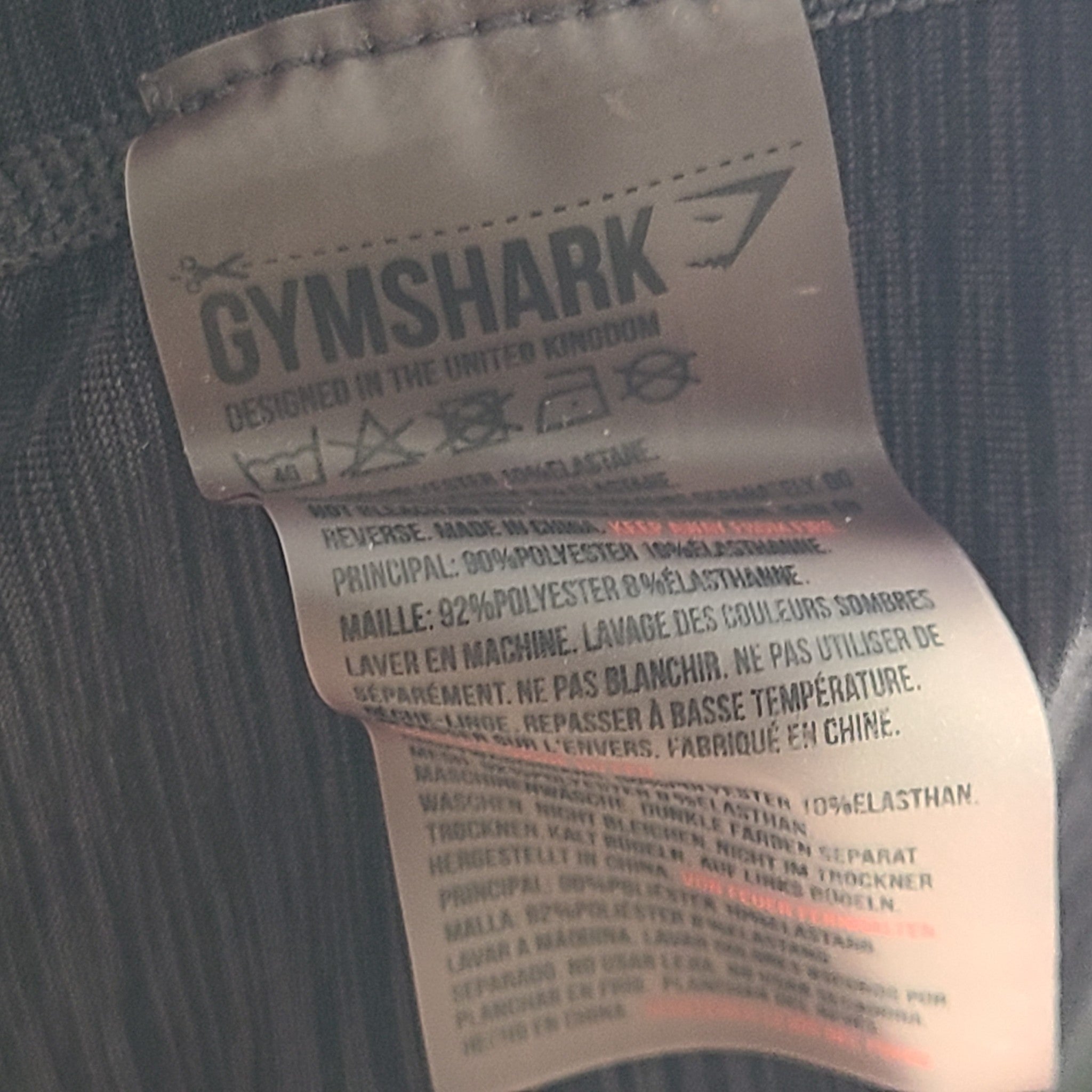 Gymshark Men's Slim Fit Lightweight Performance Longsleeve Shirt Black Size L