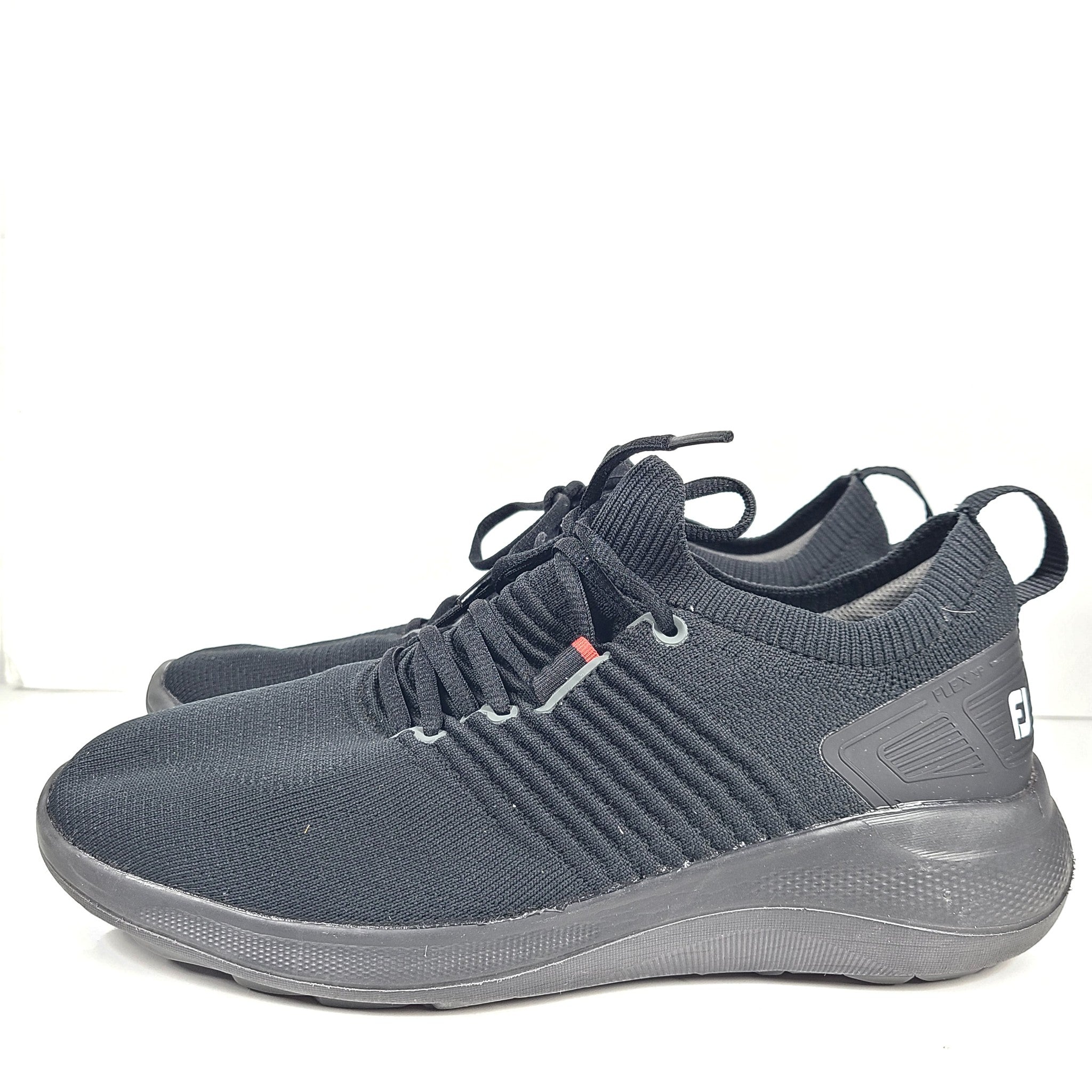 FootJoy Flex XP Men's Spikeless Golf Shoes Waterproof Mesh 56271 Black Sz 8M