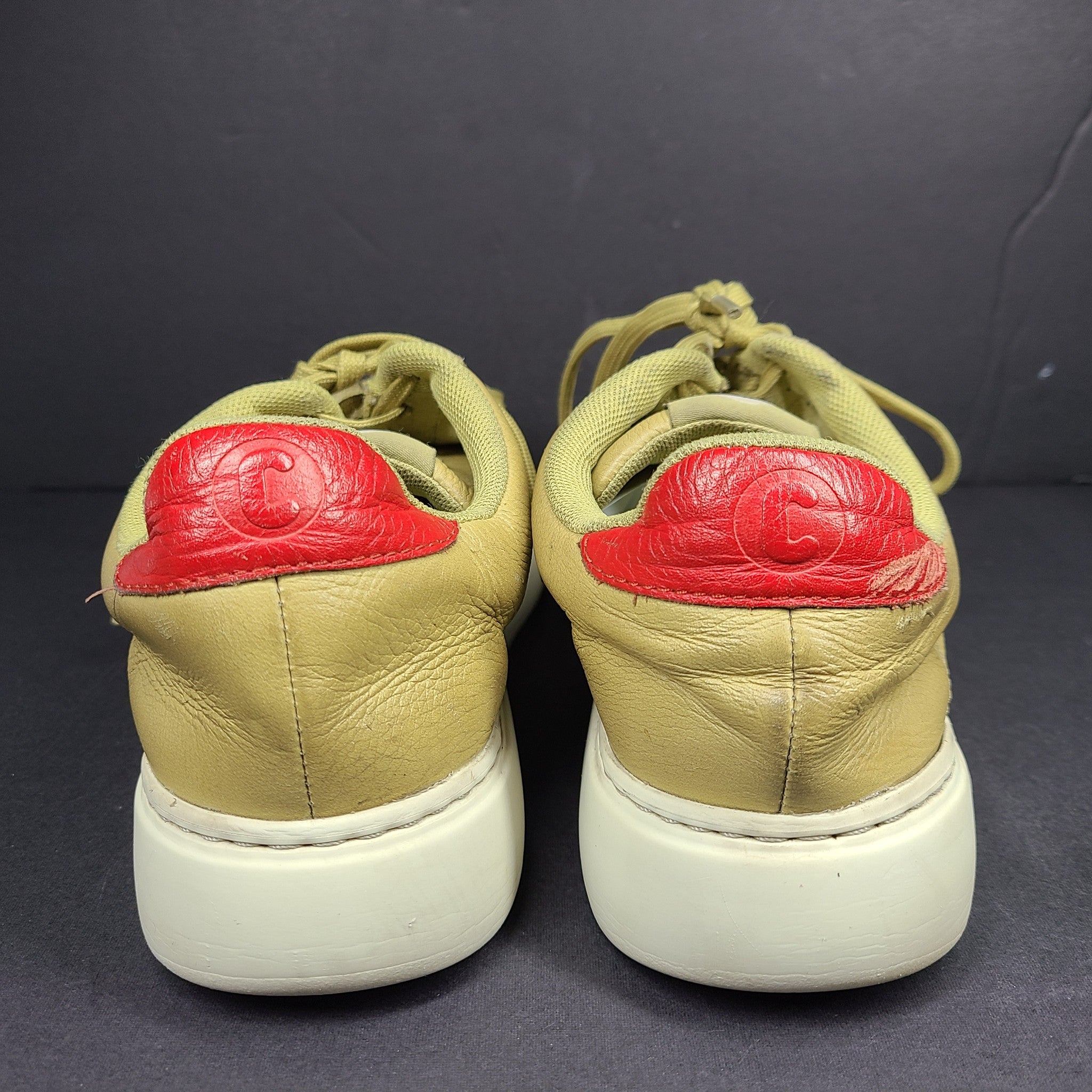 Camper Women's Runner K21 Sneakers Suede Leather Shoes Beige Sz 7.5