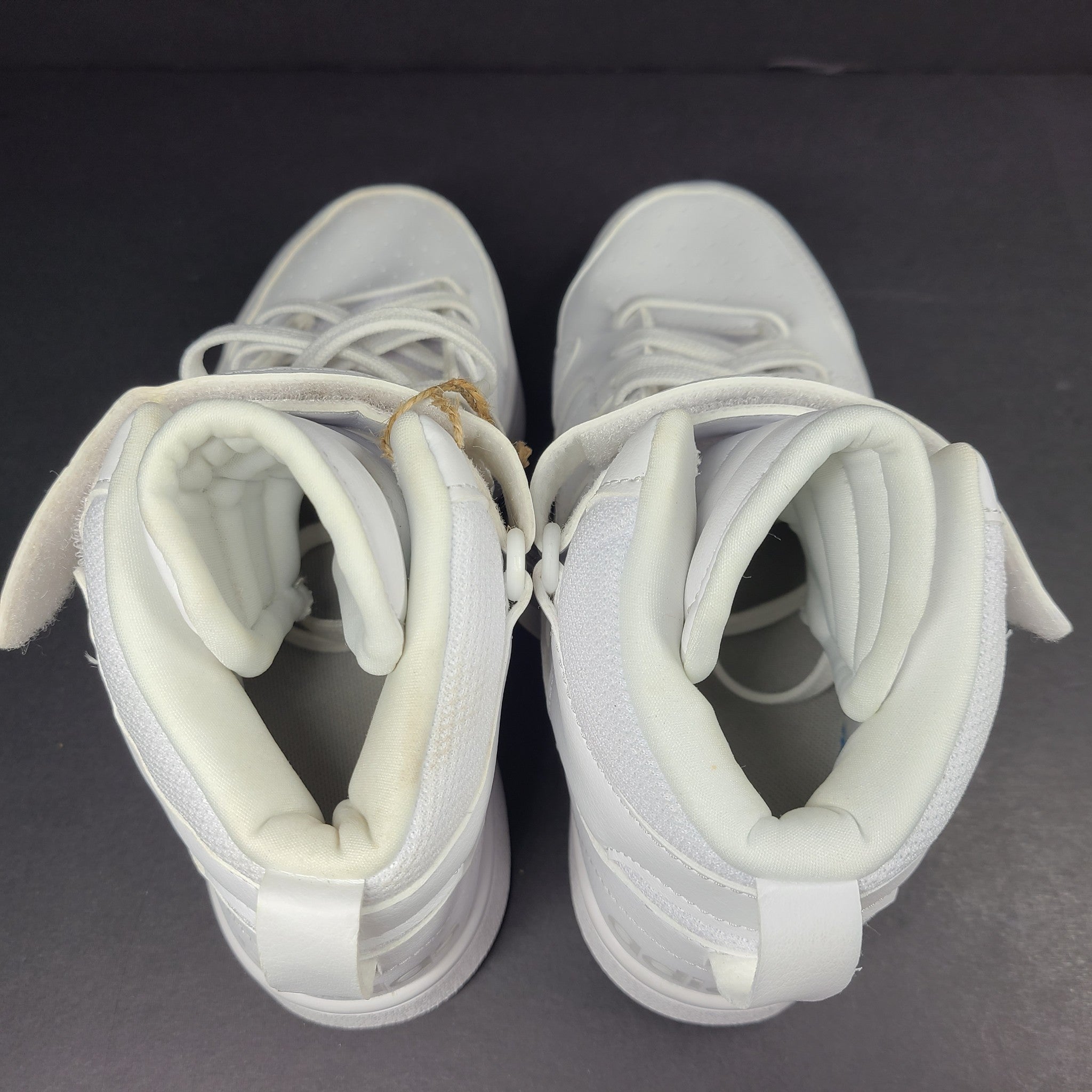 Adidas Kids' Postmove Mid J GW0457 Sneakers Shoes Cloud White Sz 4