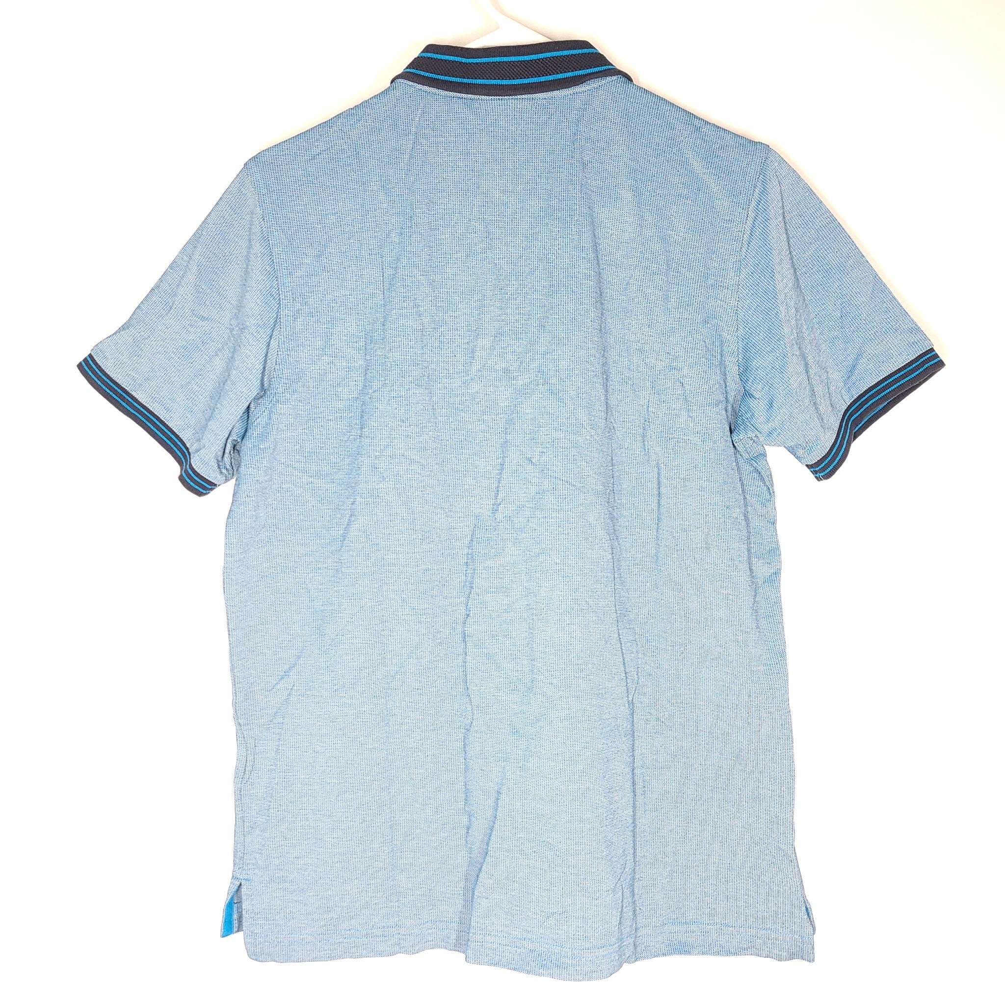 Psycho Bunny Men's Milton Polo Shirt Pima Cotton Blue Sz 5/ M