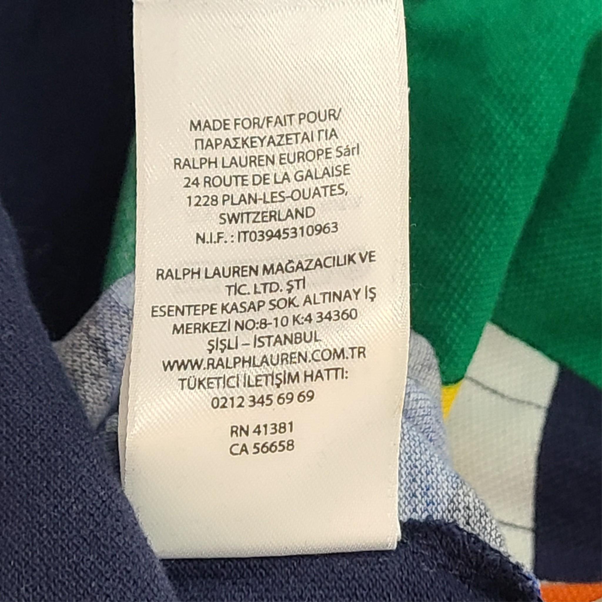 Polo Ralph Lauren Men's Sailboat Mesh Polo Shirt Navy Blue Custom Slim Sz S