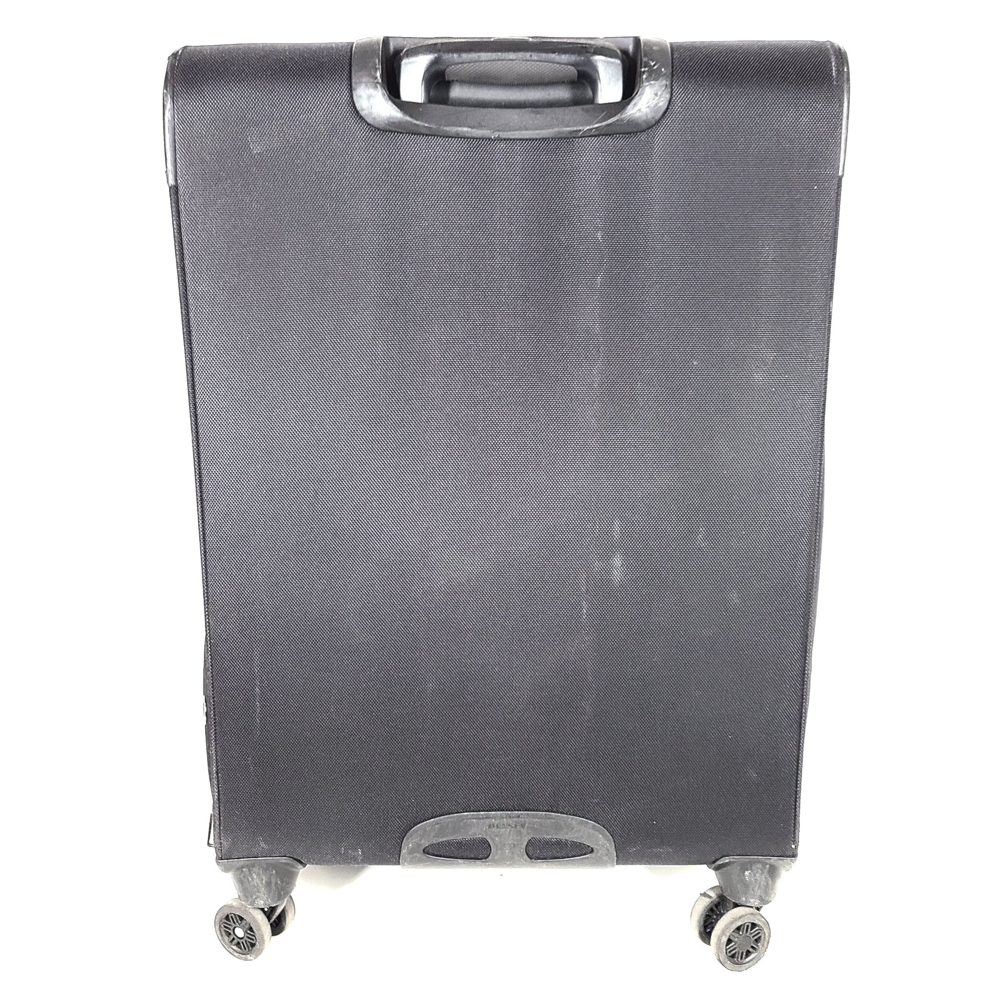 Delsey 27" Spinner Luggage Lightweight Soft Case Expandable Multi Pockets Black