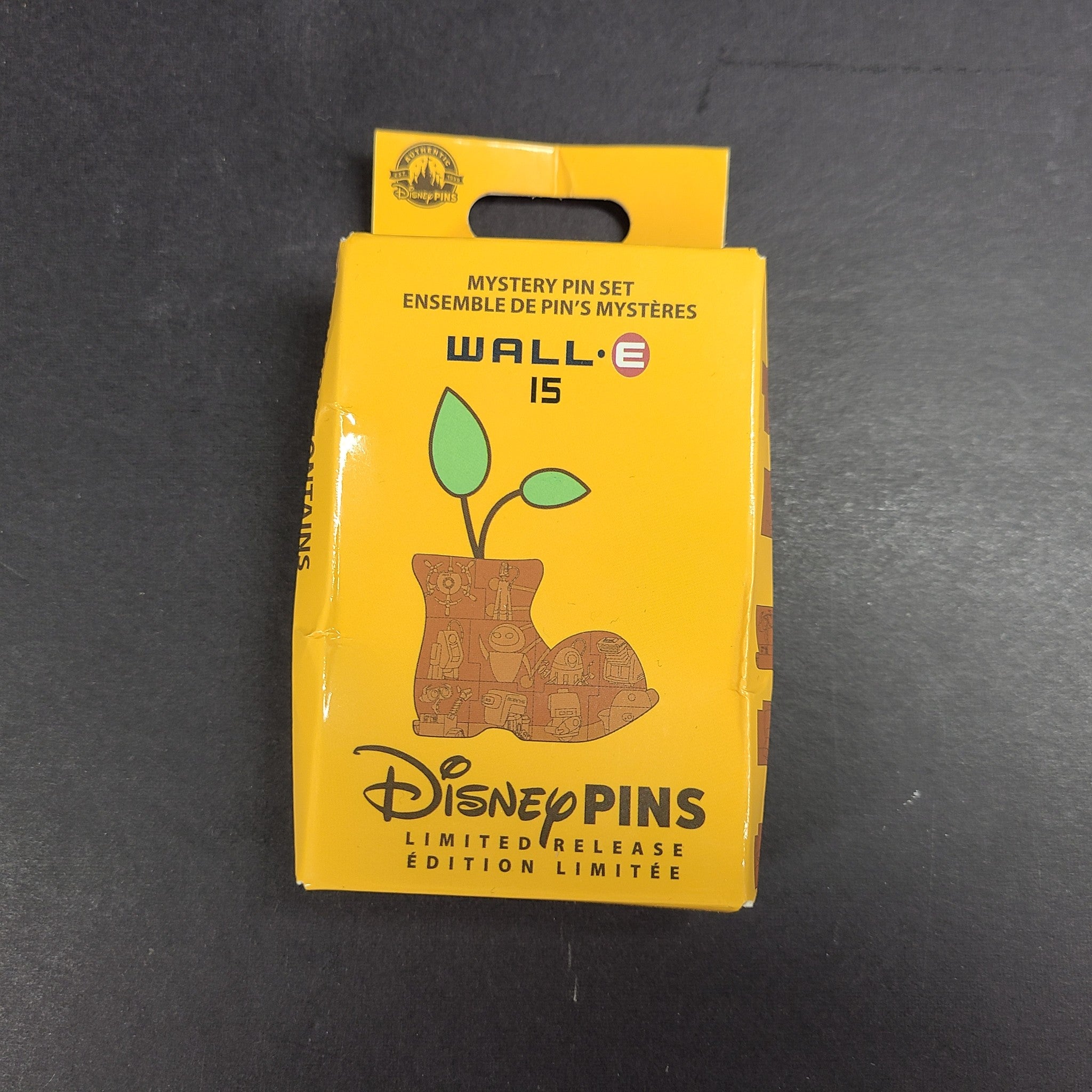Blind Pack Set of 2 Disney Wall-E 15th Anniversary Limited Release Mystery Pins