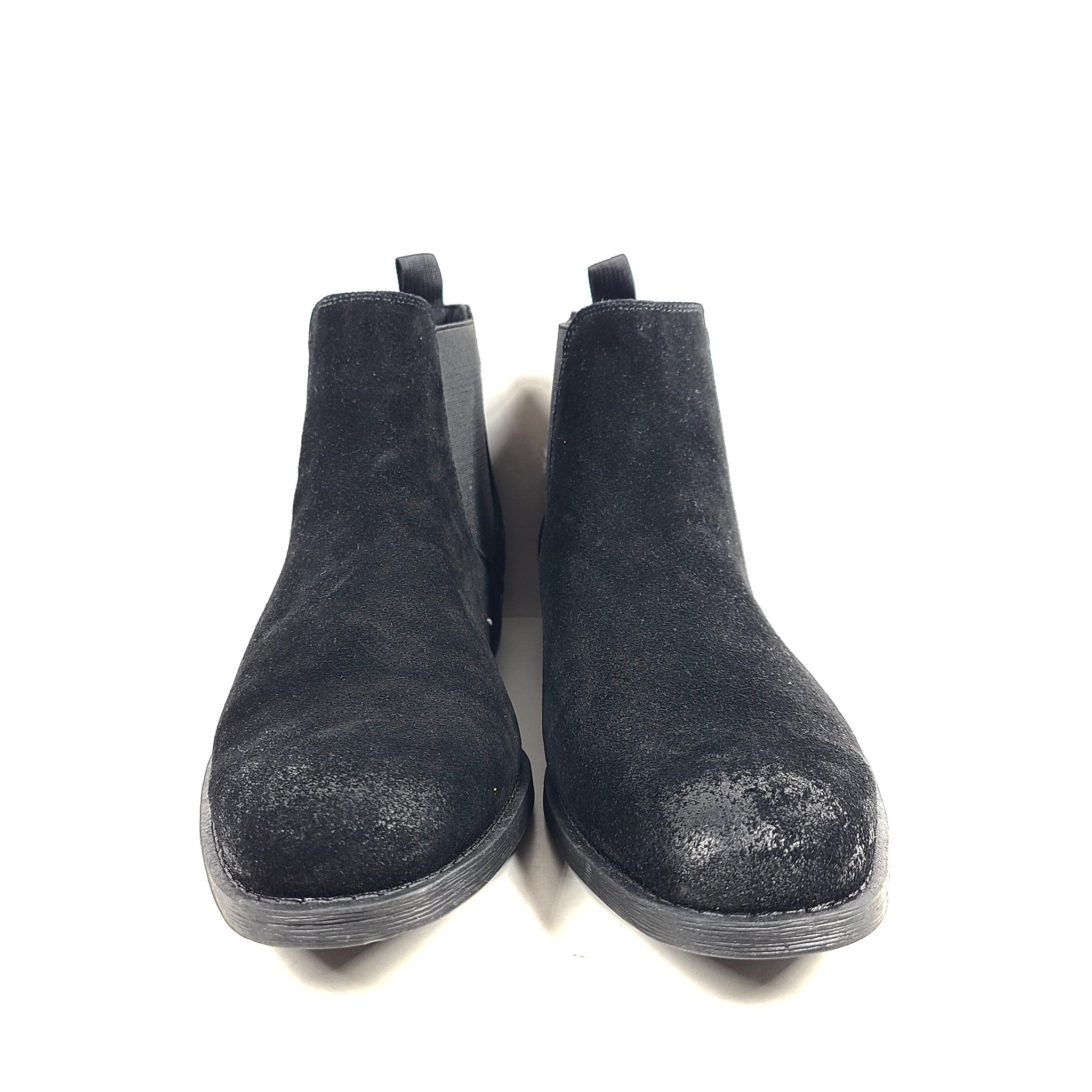 Aldo Men's Brodyx Chelsea Boot Suede Leather Ankle Boots Black US 10