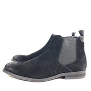 Aldo Men's Brodyx Chelsea Boot Suede Leather Ankle Boots Black US 10