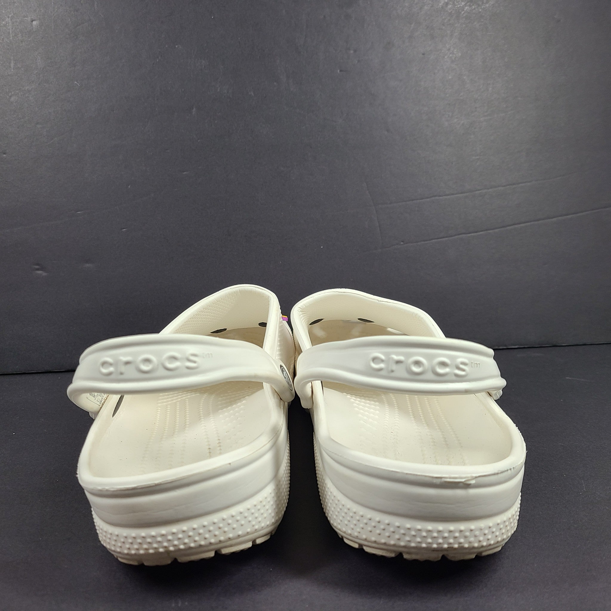 Crocs Men's Classic Clogs Slides With Jibbitz Loafers Sandals White Sz M 11