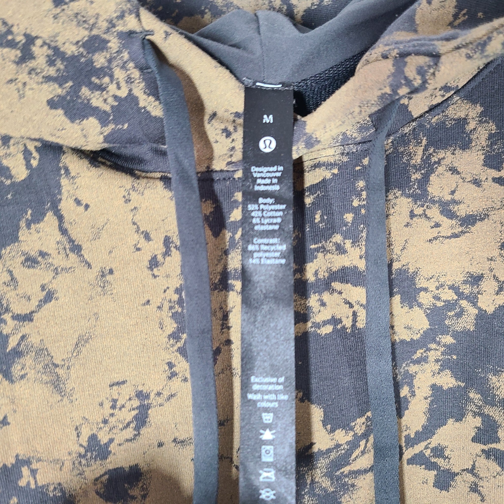 Lululemon Men's City Sweat Pullover Hoodie French Terry Graphite Gray Brown Sz M