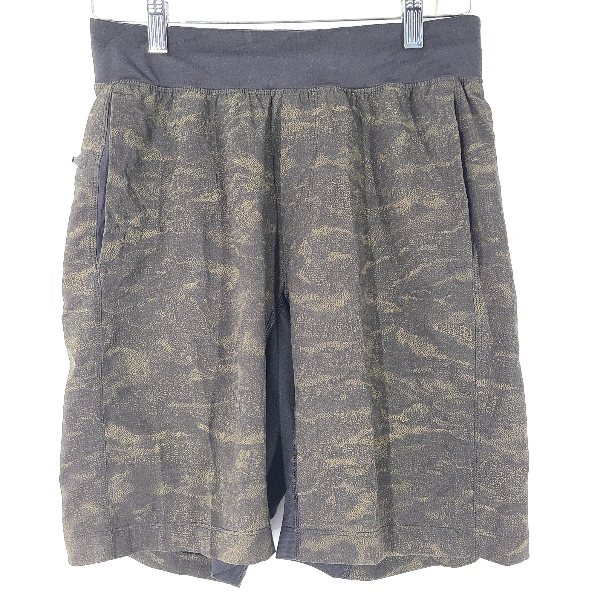 Lululemon Men's T.H.E. Short 9" Linerless Lightweight Shorts Military Green Sz S