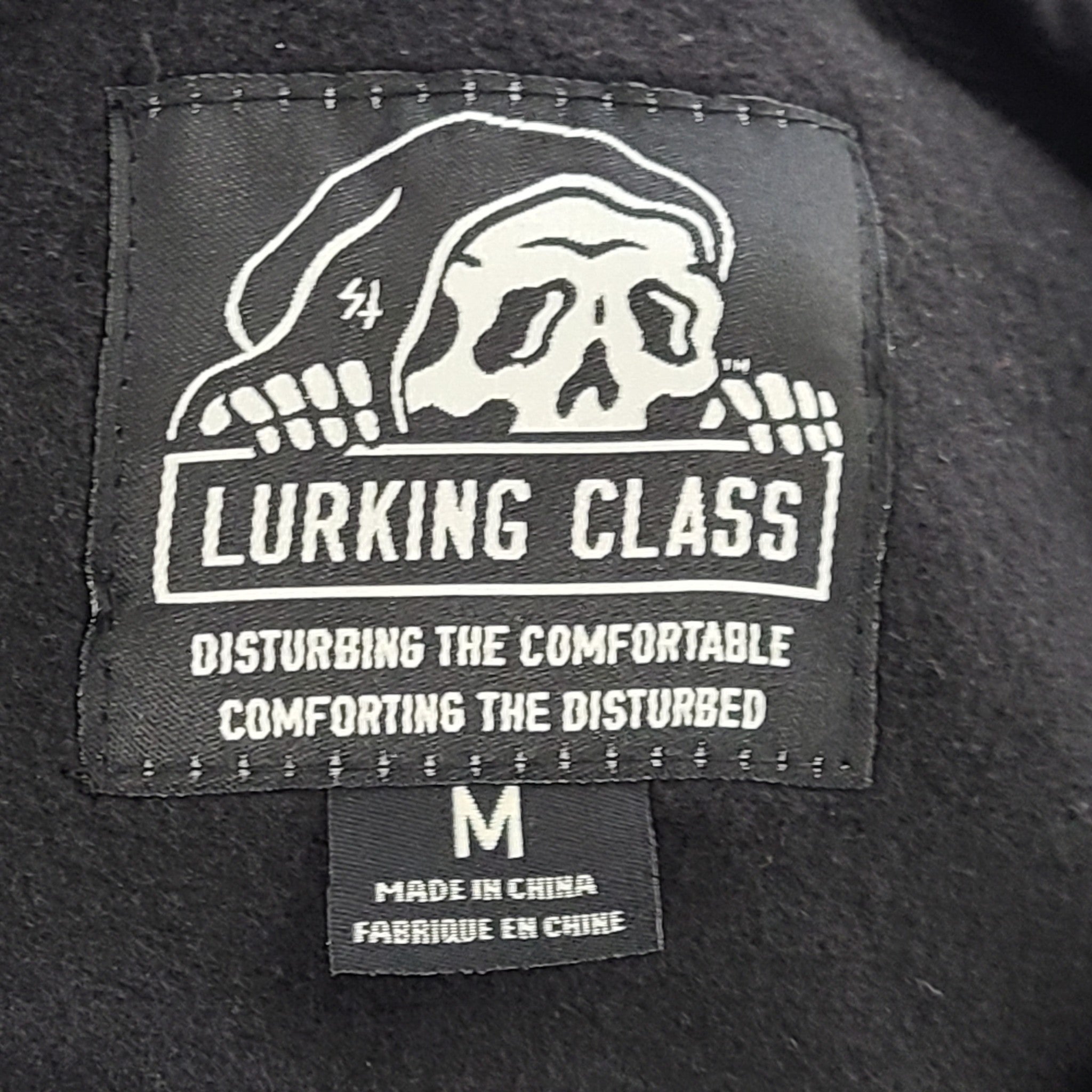 Lurking Class By Sketchy Hesh Hoodie Pullover Sweater Black Sz M