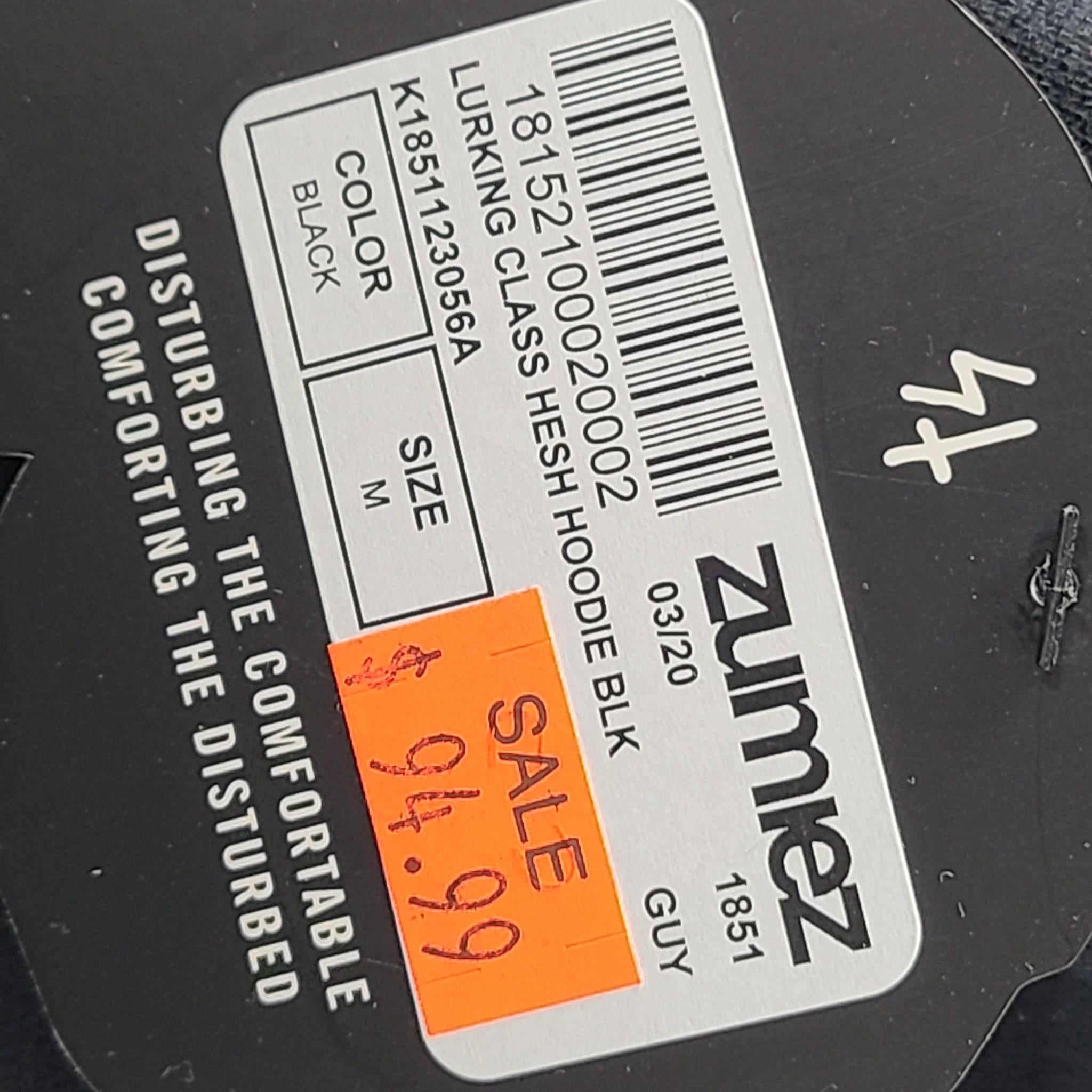 Lurking Class By Sketchy Hesh Hoodie Pullover Sweater Black Sz M