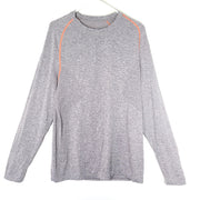Lululemon Men's Metal Vent Tech Surge Shirt Long Sleeve Heather Gray Sz L