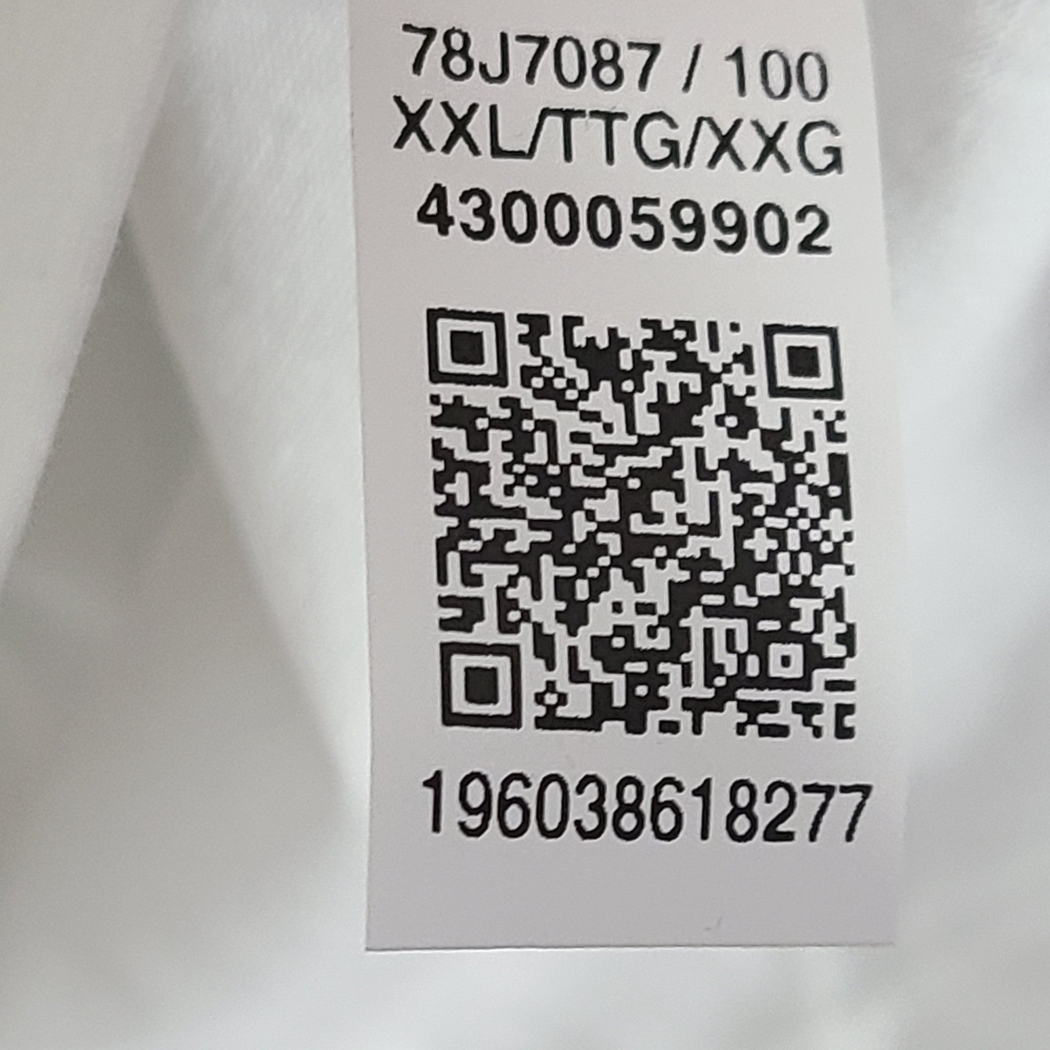 Tommy Hilfiger Men's Slim Fit Solid V-Neck T-Shirt 78J7087 Basic White Sz XXL