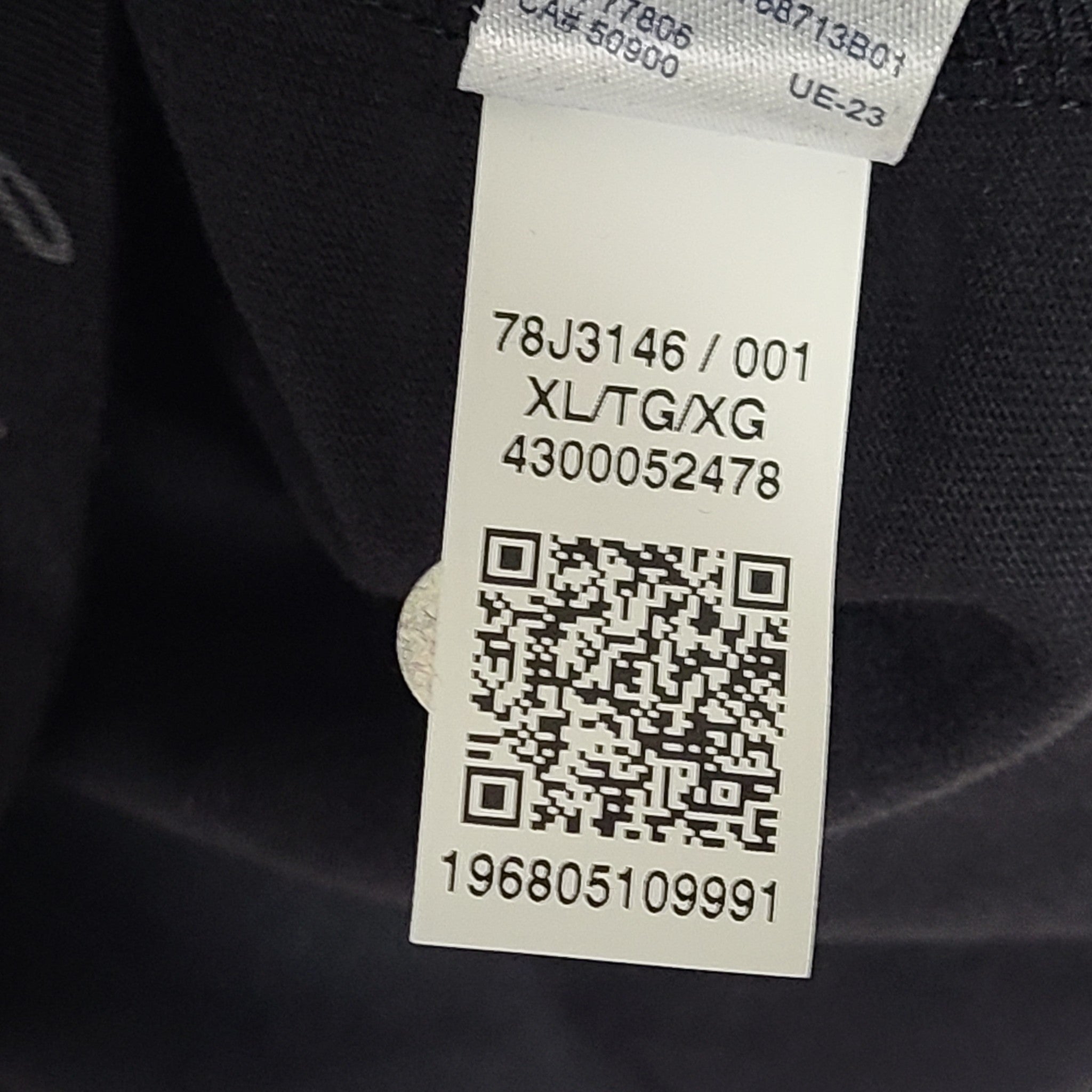 Tommy Hilfiger Men's Essential Script Logo Crewneck T-Shirt Cotton Black Sz XL