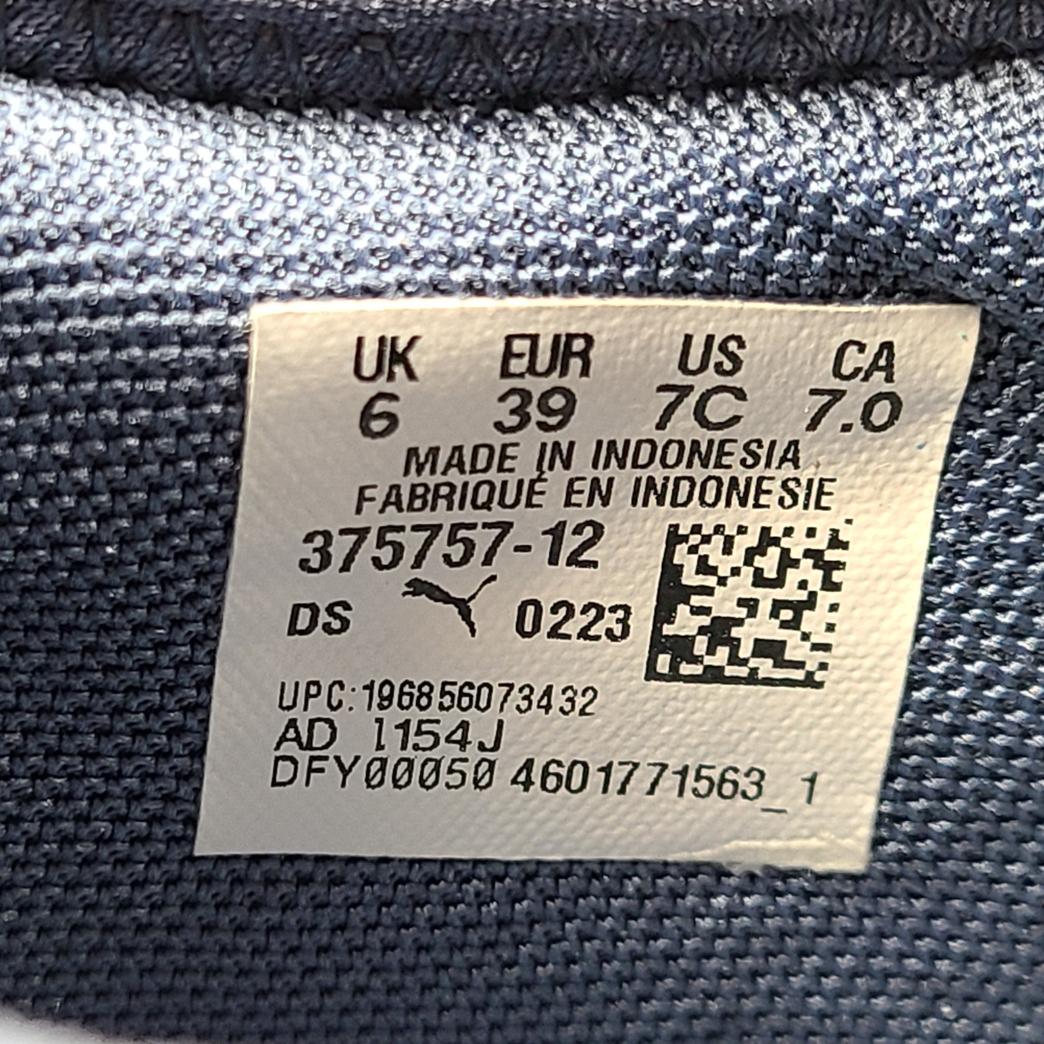 PUMA Kids' Pacer Future Sneakers 375757-12 Breathable Inky Blue Malachite Sz 7C