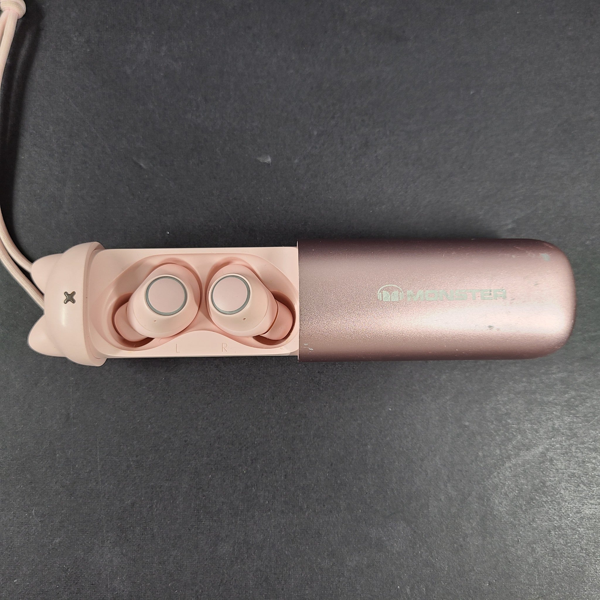 Monster Pink Melody TWS Earbuds Cat Ear Wireless BT Earphones headphone MH22116