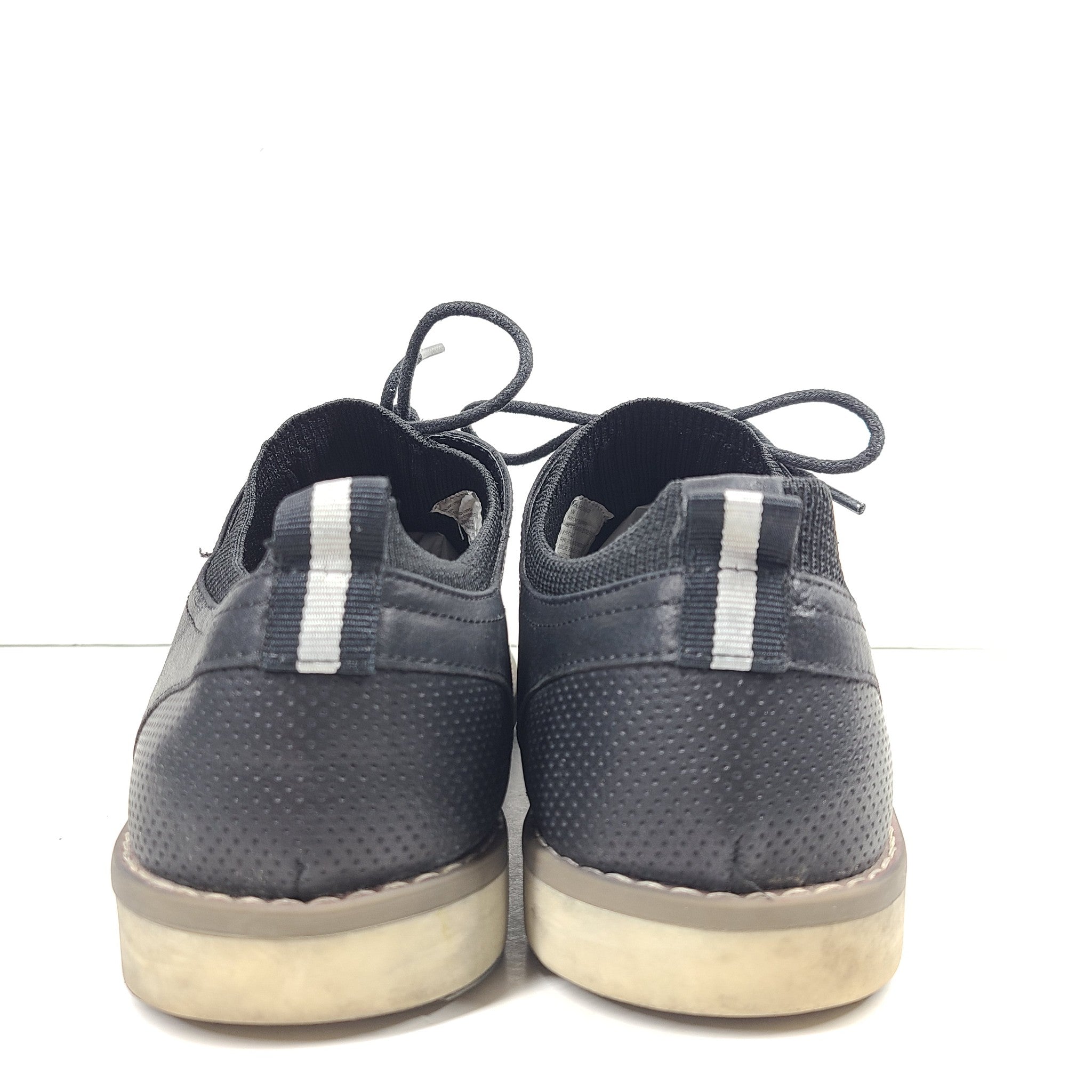 Steve Madden Men's Brawn Knit Casual Lace Up Oxford Shoes Black Sz 10