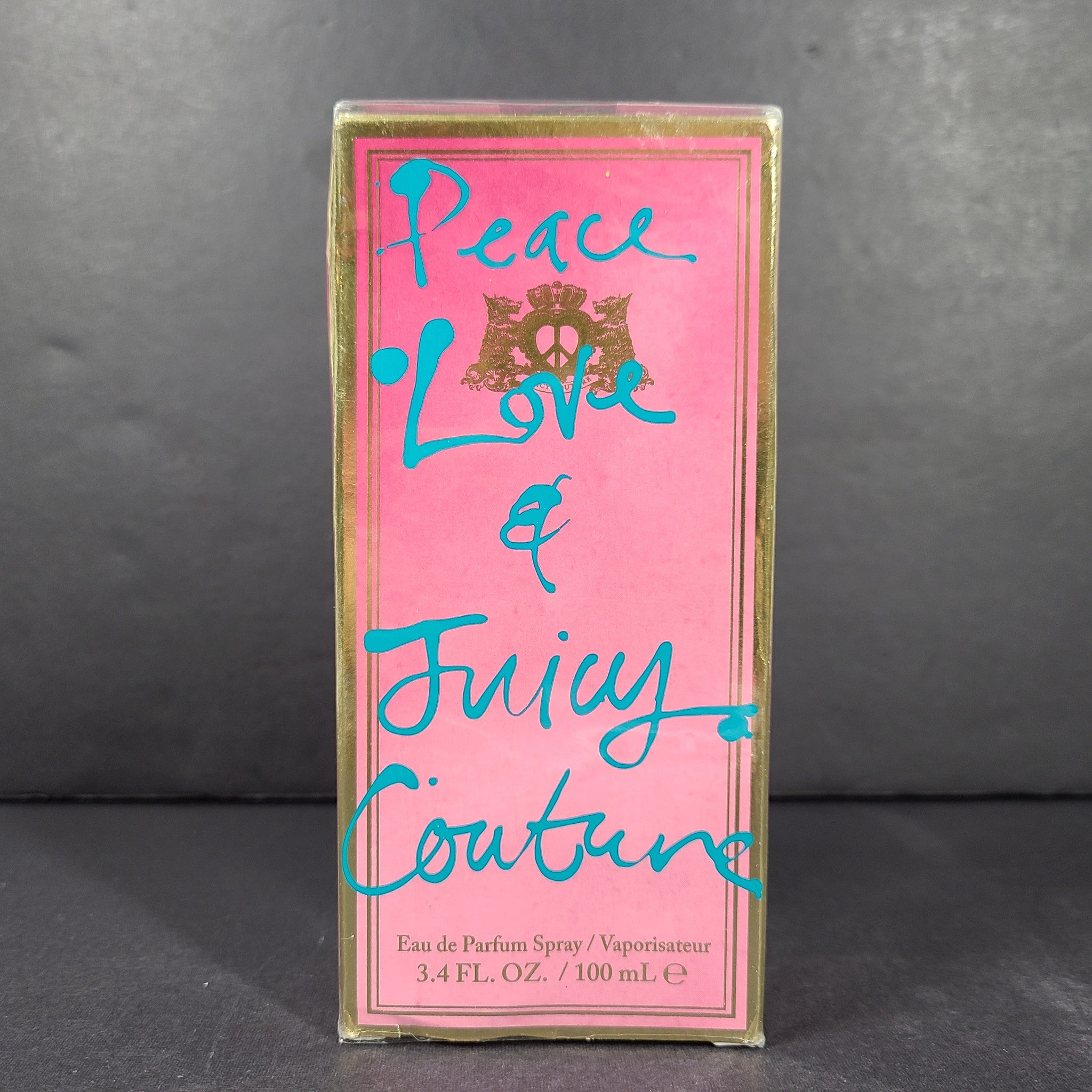 Juicy Couture Peace Love Women's Eau de Parfum 3.4 fl. oz./ 100 ml NIB
