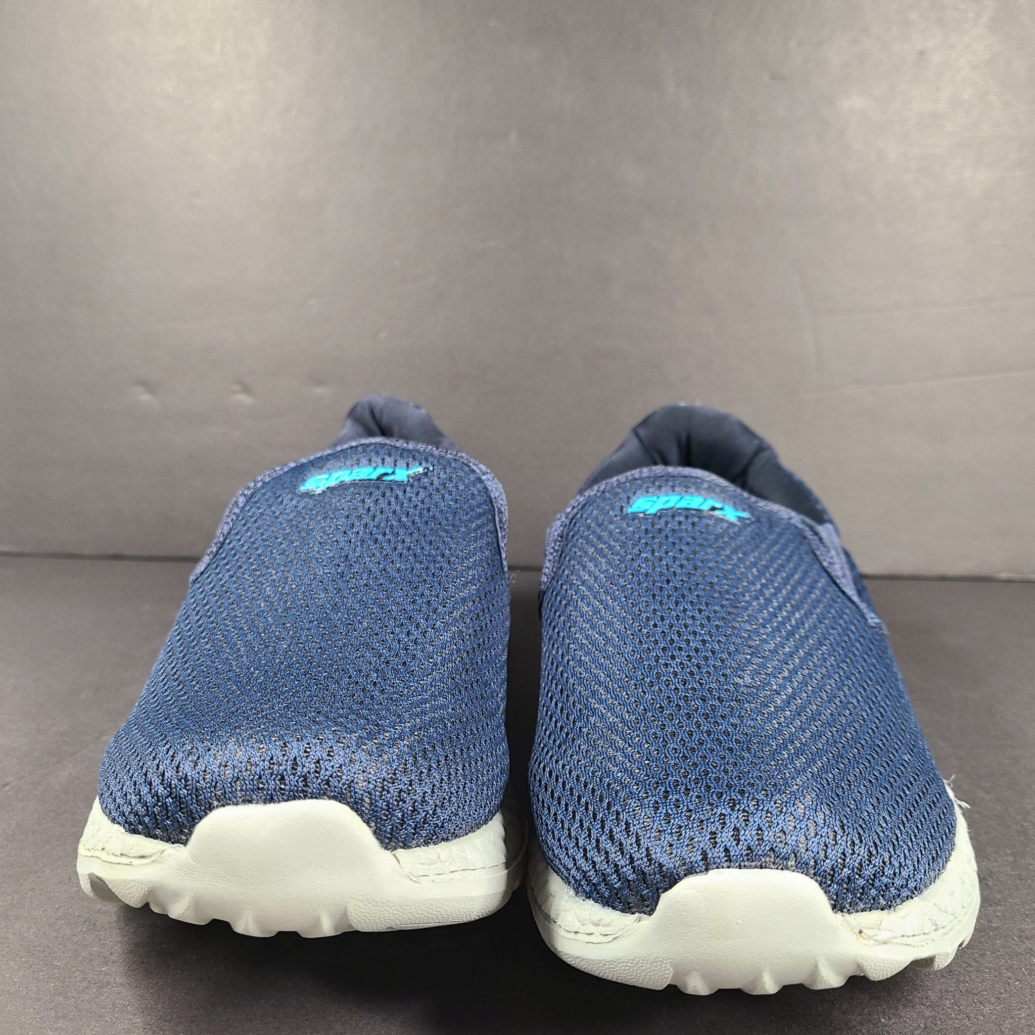 SPARX Men's SM-375 Walking Shoes Sneakers Flex Lightweight Memory Blue Sz 9.5