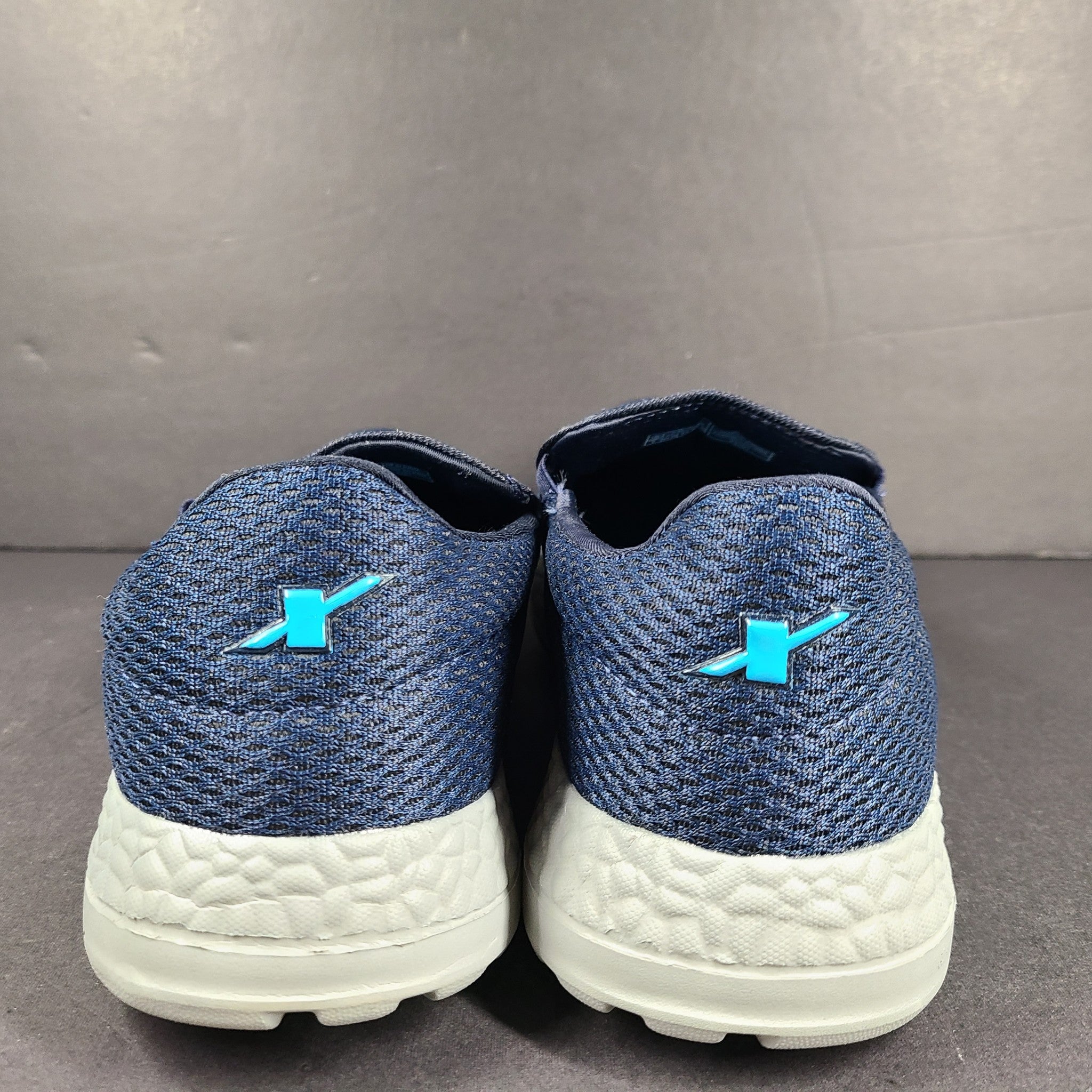 SPARX Men's SM-375 Walking Shoes Sneakers Flex Lightweight Memory Blue Sz 9.5