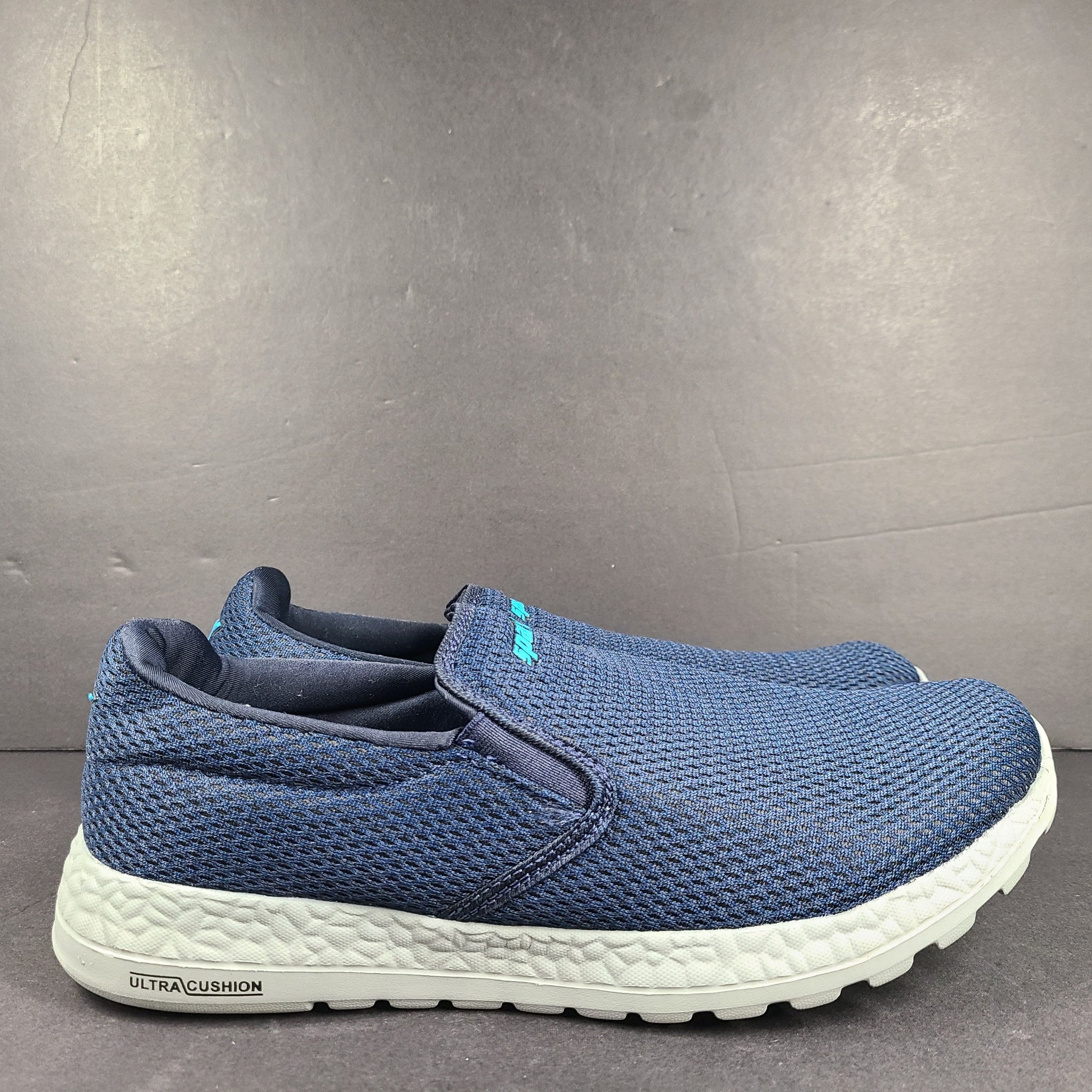 SPARX Men's SM-375 Walking Shoes Sneakers Flex Lightweight Memory Blue Sz 9.5