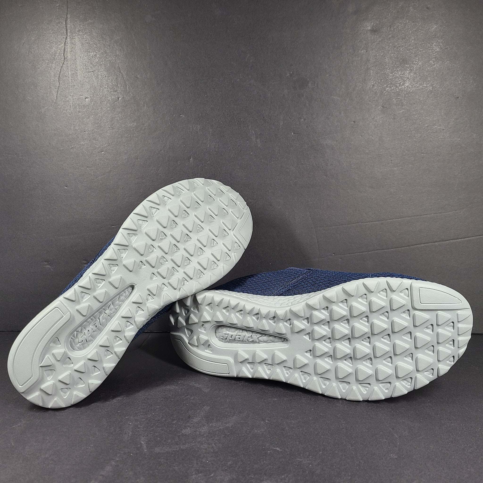 SPARX Men's SM-375 Walking Shoes Sneakers Flex Lightweight Memory Blue Sz 9.5