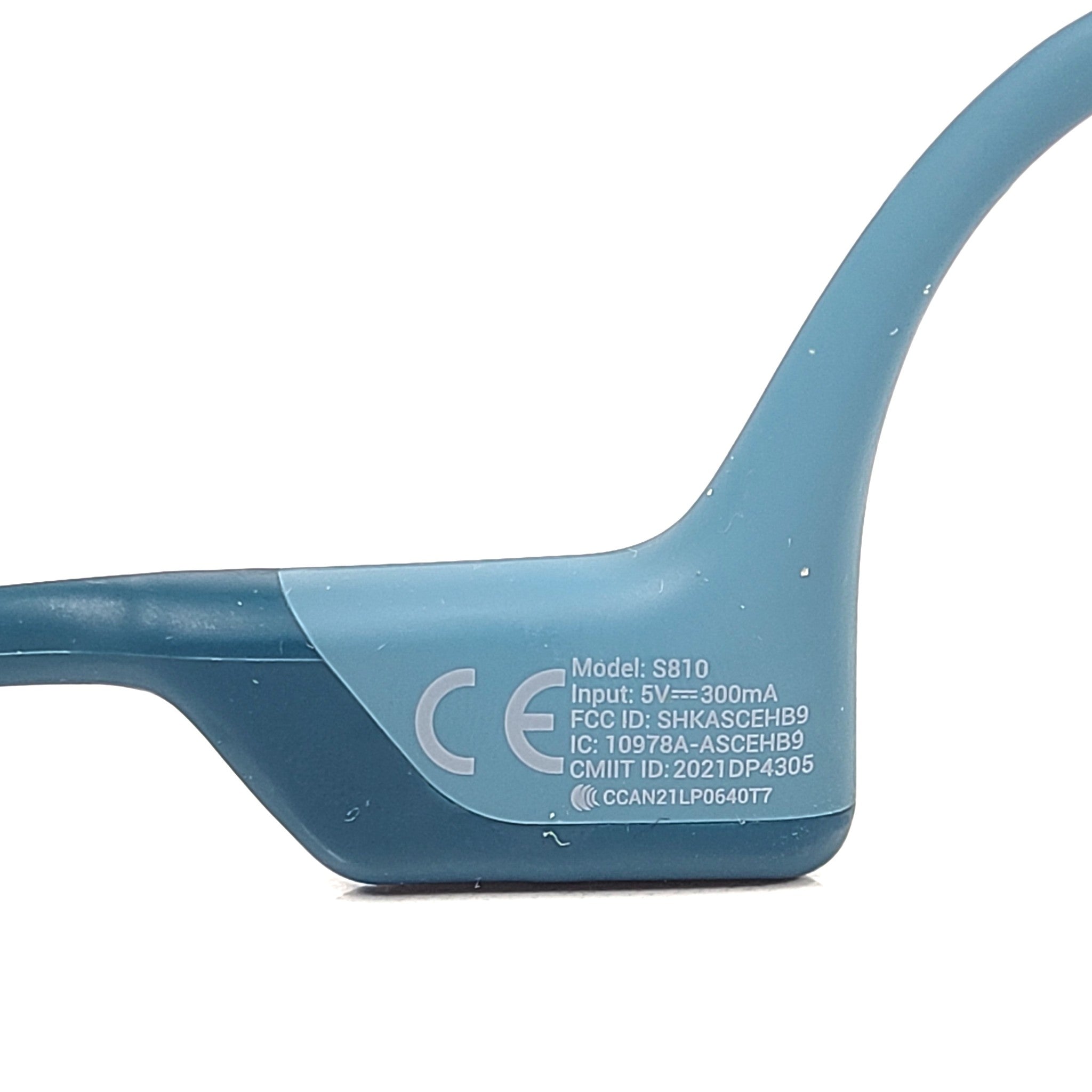 Aftershokz Aeropex Shokz OpenRun S810 Bluetooth Bone Conduction Headphones Blue