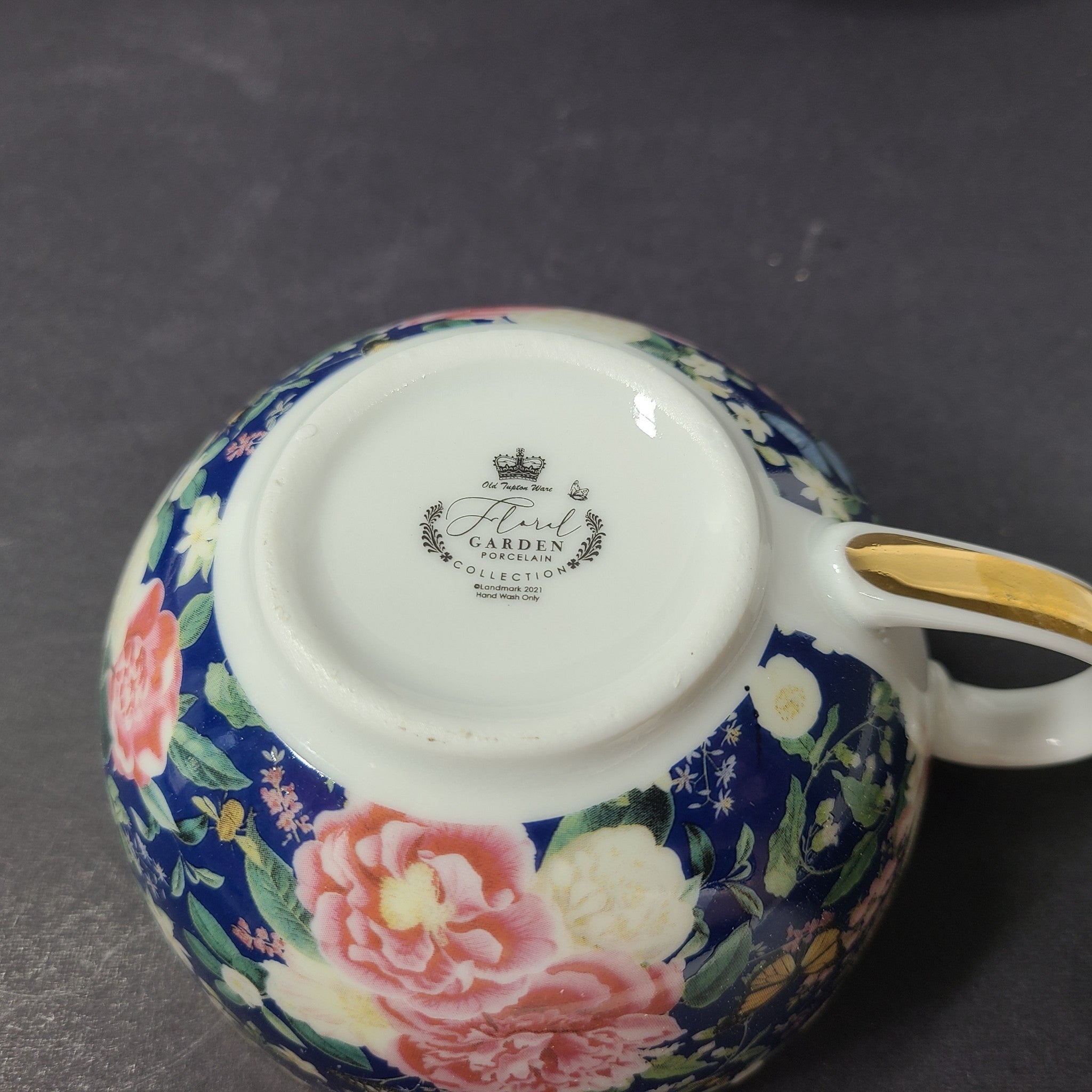 Old Tupton Ware Floral Garden Tea for One Set - Teapot & Cup & Saucer