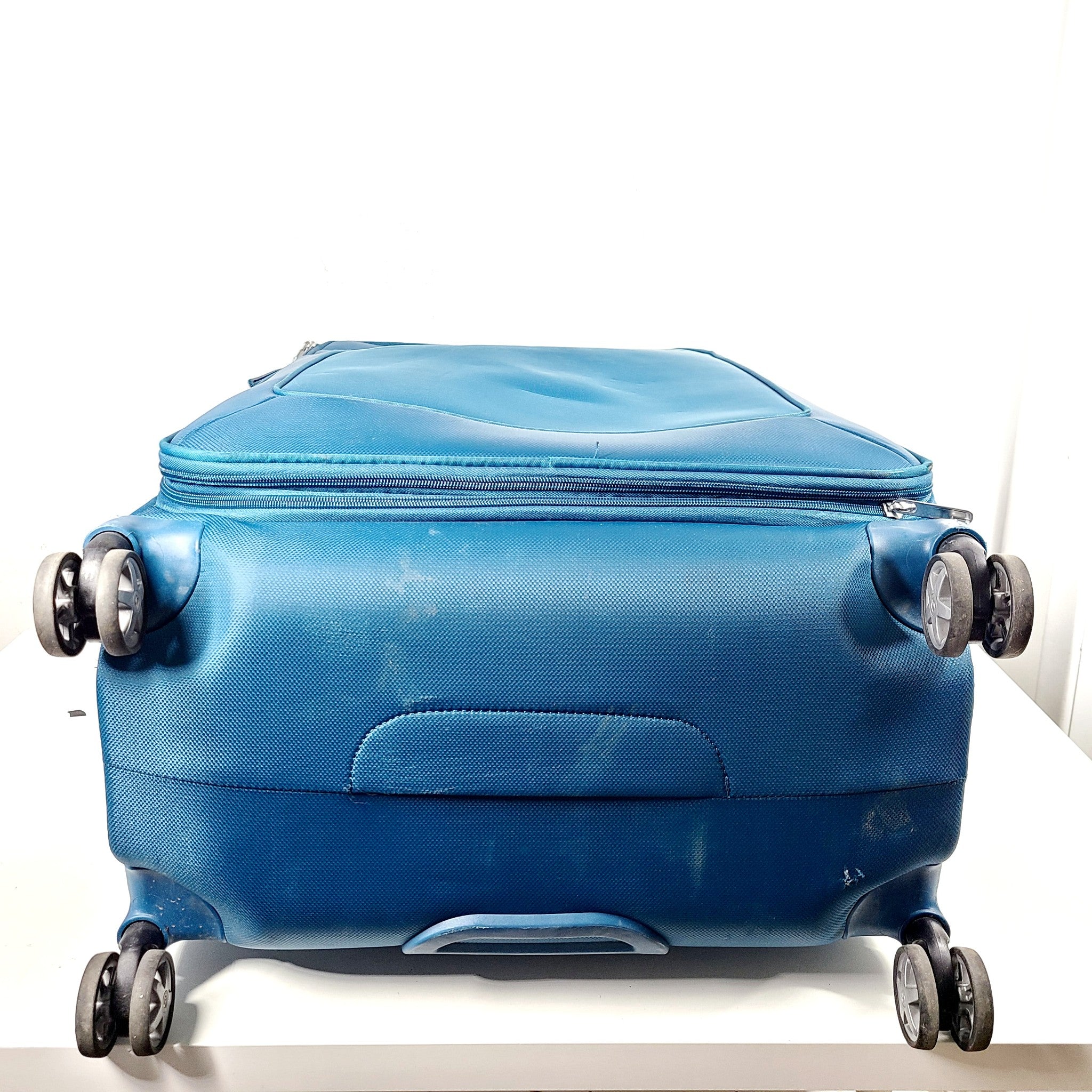 Samsonite 30" D'Lite Spinner Luggage Extra Large Softshell Expand Lock Turquoise