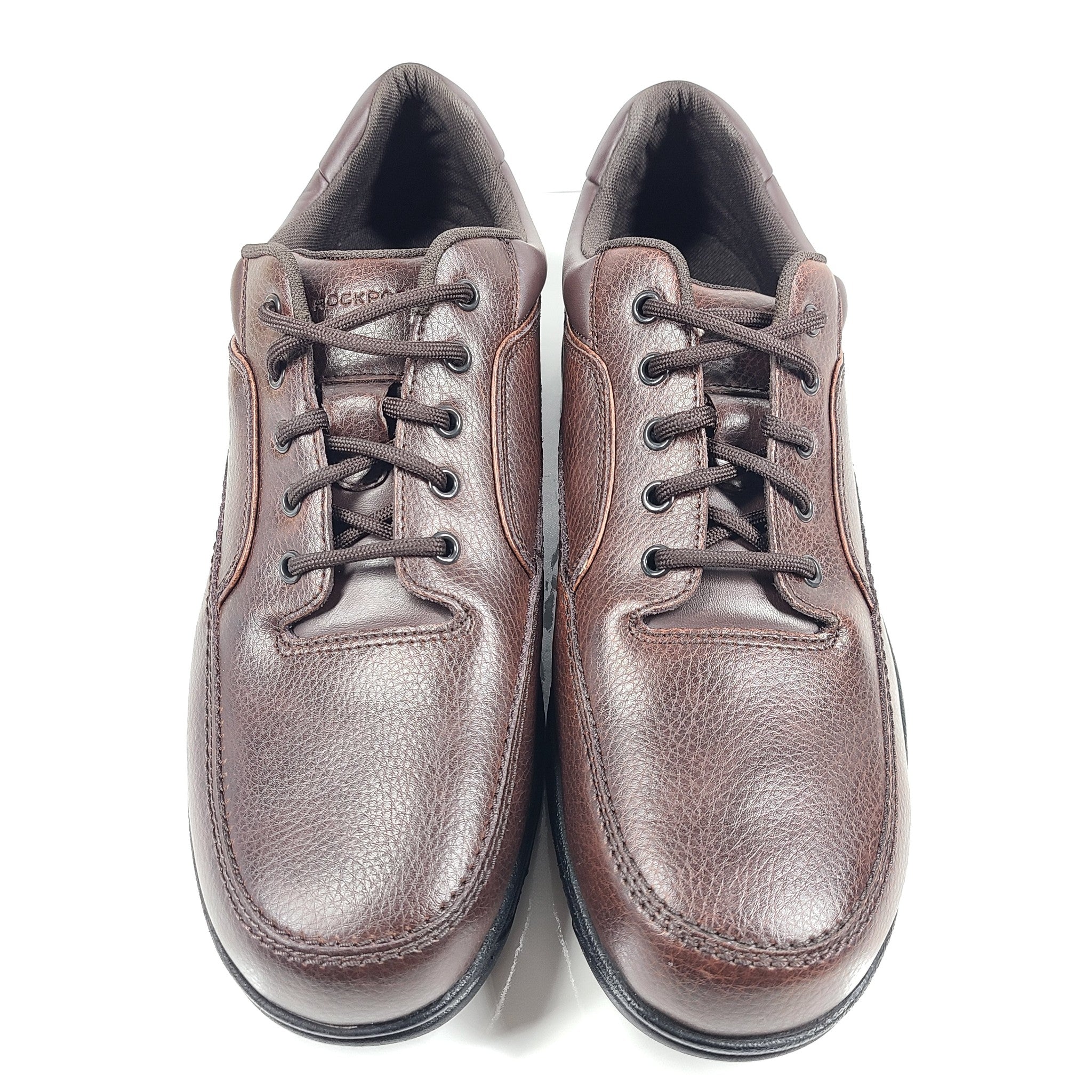 Rockport Men's Taylor Waterproof Cap Toe Shoes Leather Brown Tan CI1053 Sz 8