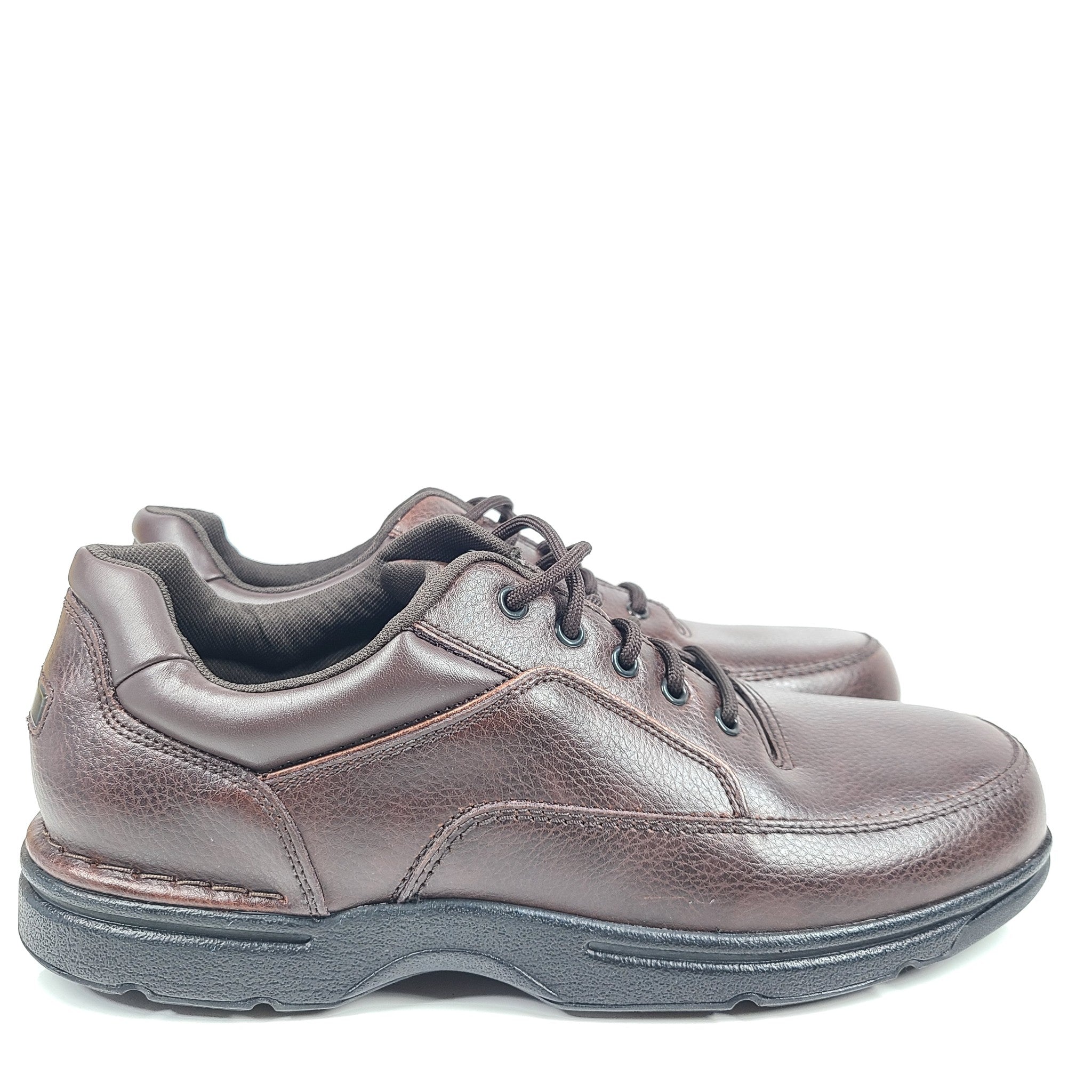 Rockport Men's Taylor Waterproof Cap Toe Shoes Leather Brown Tan CI1053 Sz 8