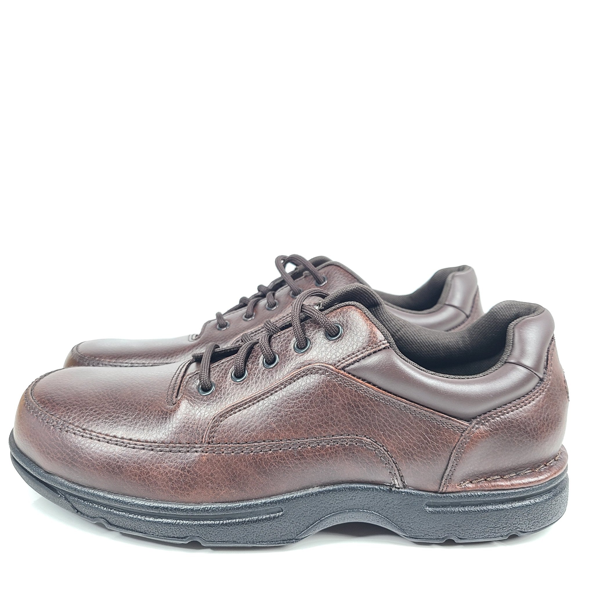 Rockport Men's Taylor Waterproof Cap Toe Shoes Leather Brown Tan CI1053 Sz 8