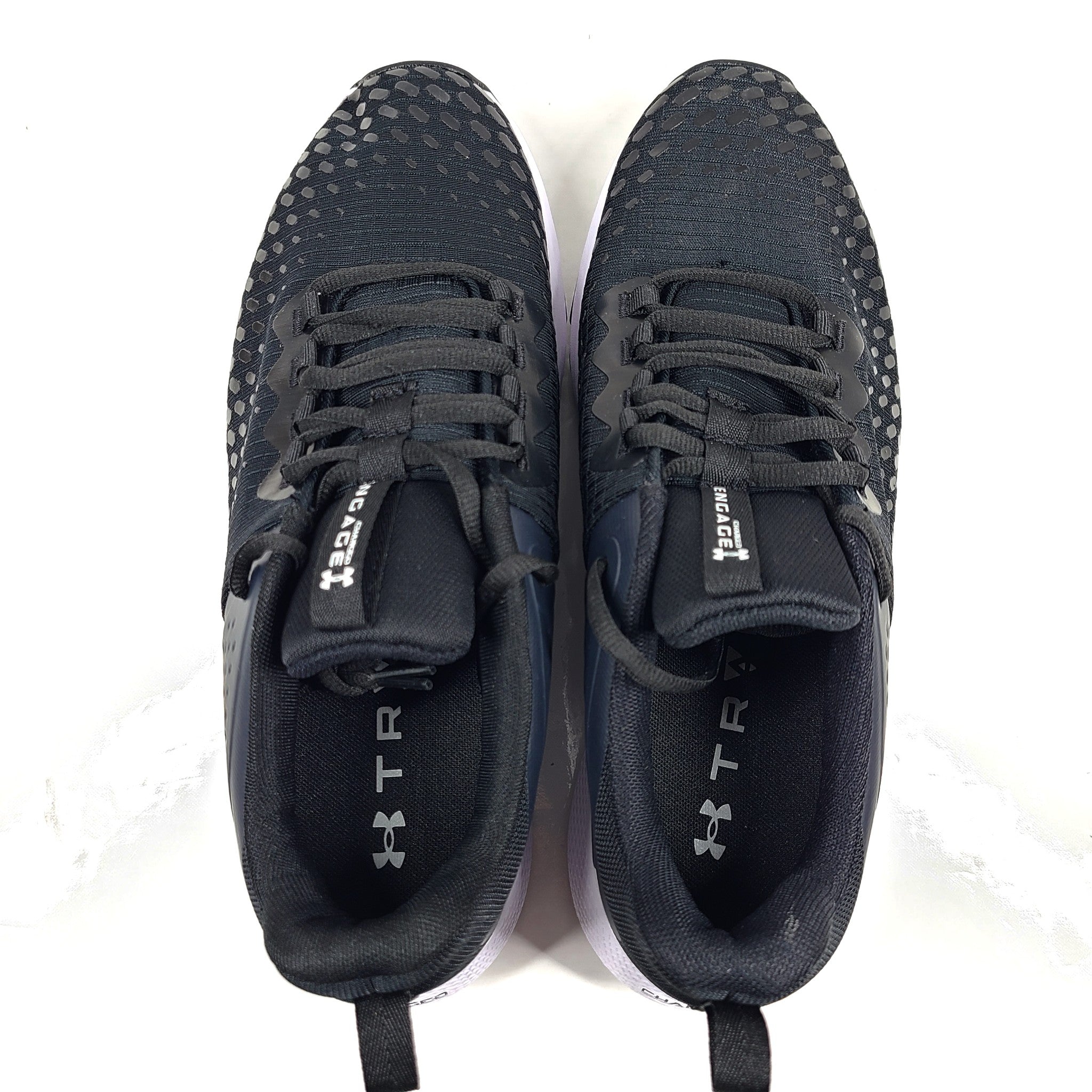 Under Armour Men's UA Charged Engage 2 Shoes Sneakers Black 3025527-001 9.5