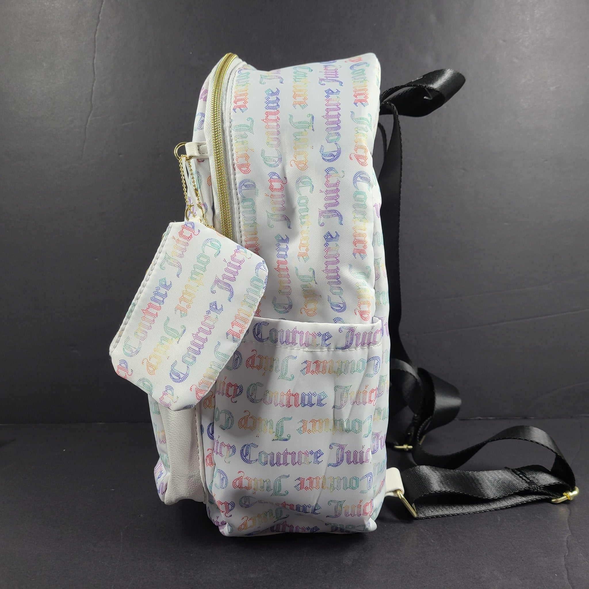Juicy Couture Backpack Rainbow Logo with Coin Pouch