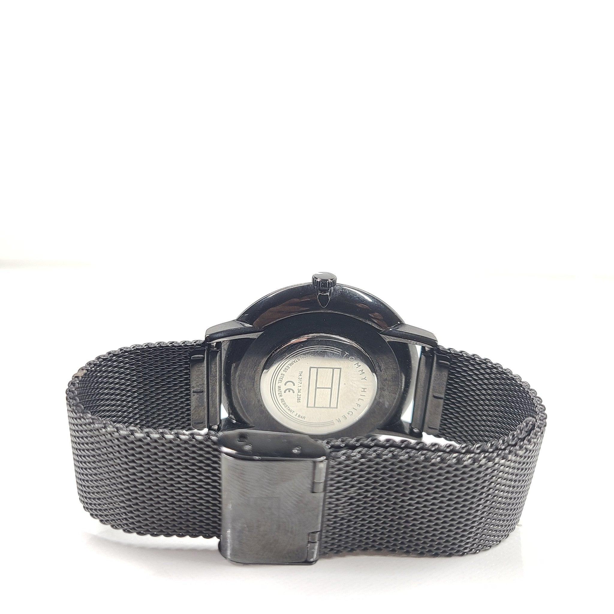 Tommy Hilfiger Watch Black w/ Milanese Mesh Band TH317.1.34.2385