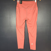adidas Women's Yoga Essentials High-Waisted Leggings Tight-Fit Red HL2339 L NWT
