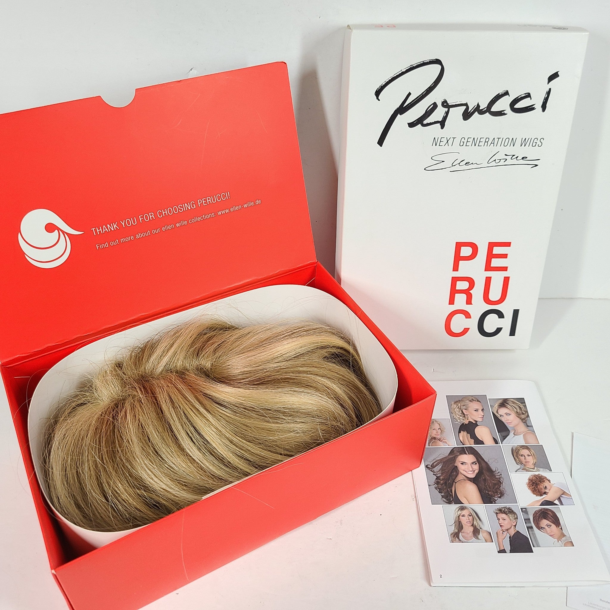 Ellen Wille Perucci Just Hair Topper Wiglet Lace Front Synthetic Wig 4.5"x 6"