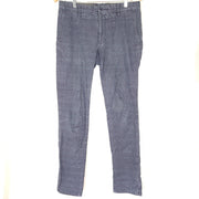 Incotex Men's Slacks Cotton Trousers Stretch Slim Fit Pants Blue Check 32 x 33