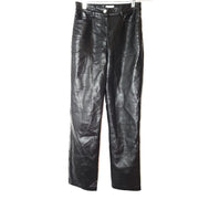 Wilfred The Melina Pant High-Waisted Vegan Leather Pants Black Sz 00