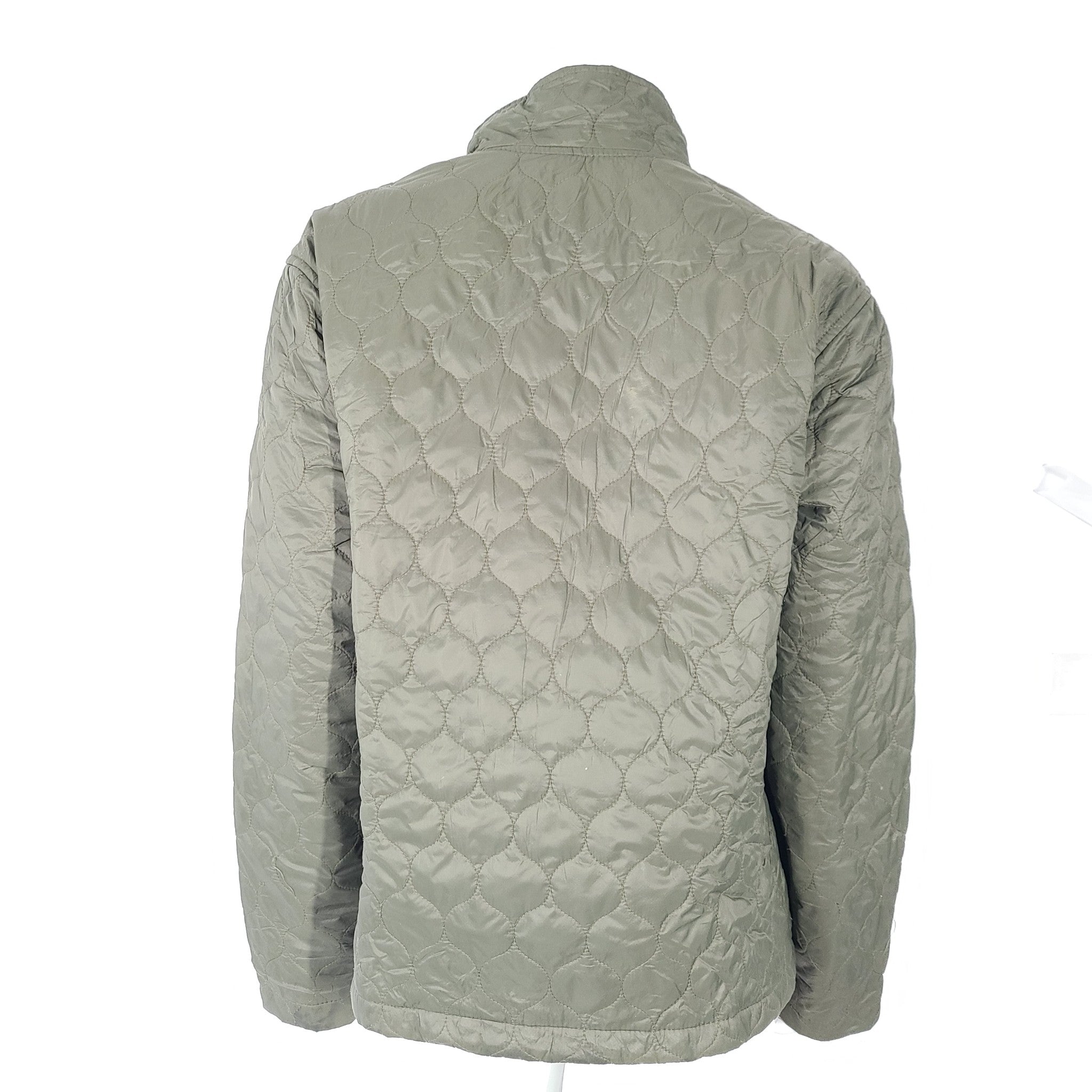 Tough Duck Women's Quilted Water Repellent Insulated Jacket WJ291 Green Sz 2XL