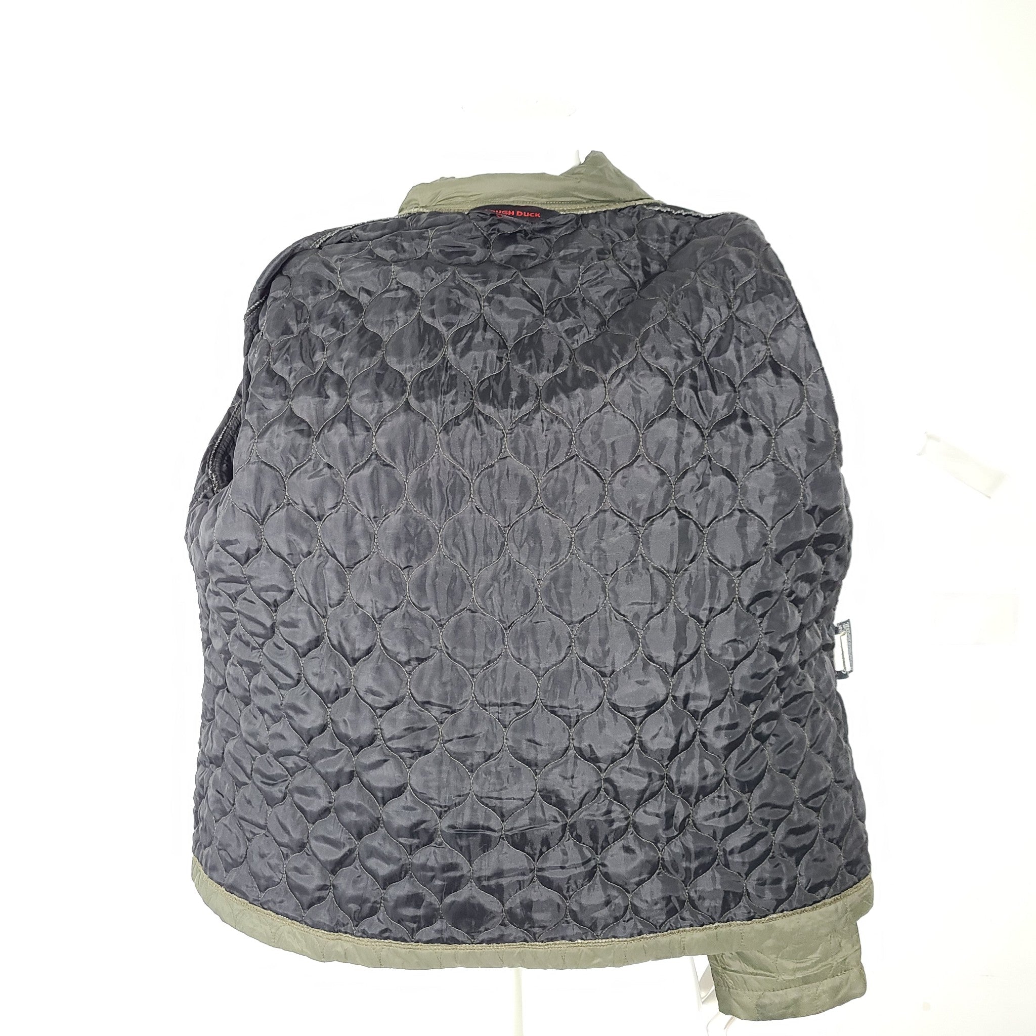 Tough Duck Women's Quilted Water Repellent Insulated Jacket WJ291 Green Sz 2XL